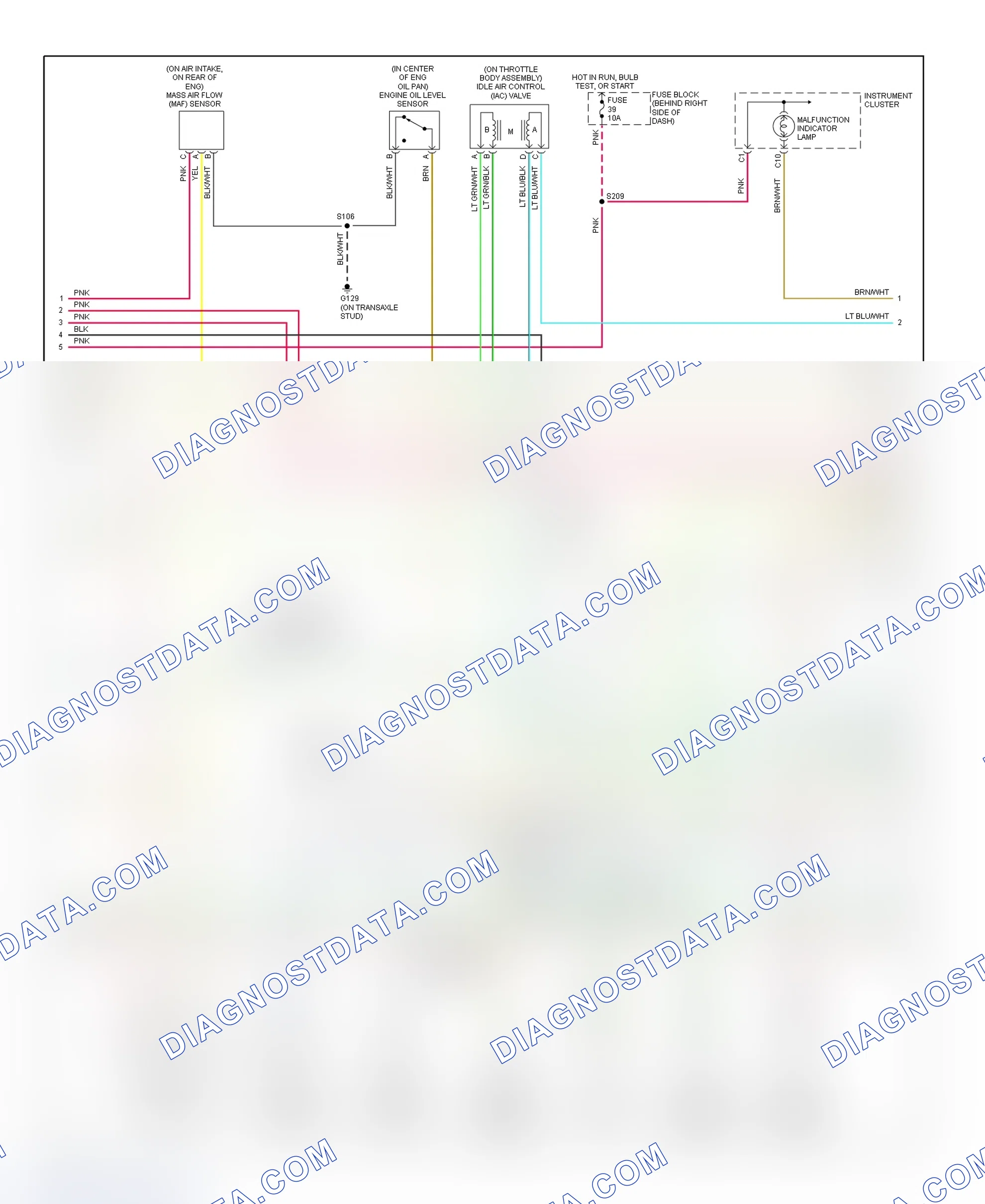 Scheme 132: PCM Wiring Diagram (Lumina & Monte Carlo - 3.1L - 3 Of 4)