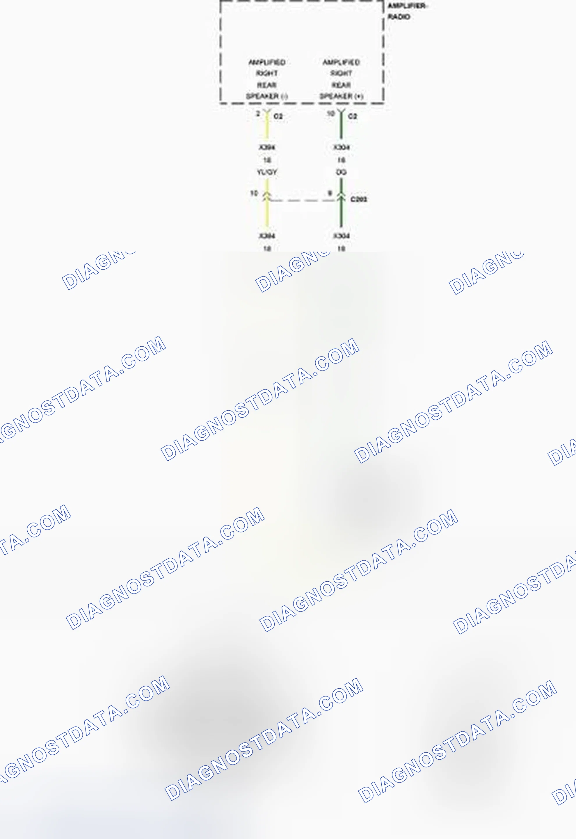 Scheme 62: B14C4-CHANNEL 11 AUDIO SPEAKER OUTPUT CIRCUIT LOW