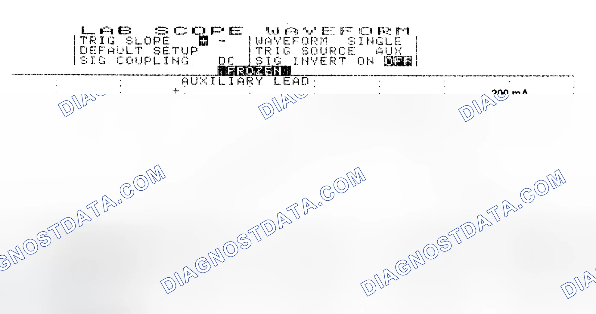 Scheme 13: Single Injector w/Normal Current Flow - Current Pattern
