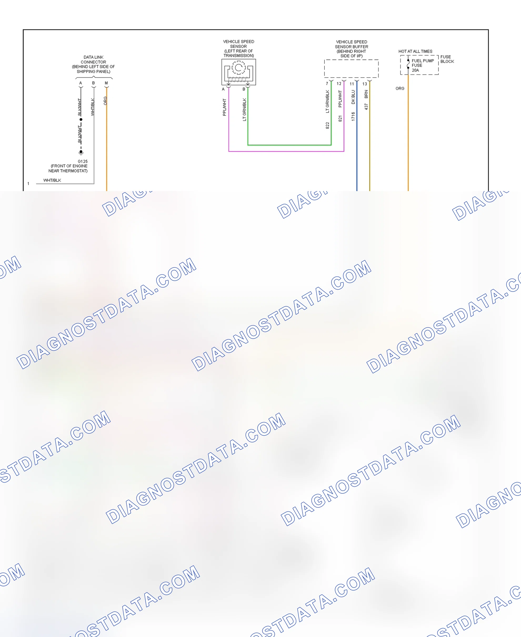 Scheme 32: Wiring Diagram ("P" Series - Cutaway - 5.7L - 3 Of 3)