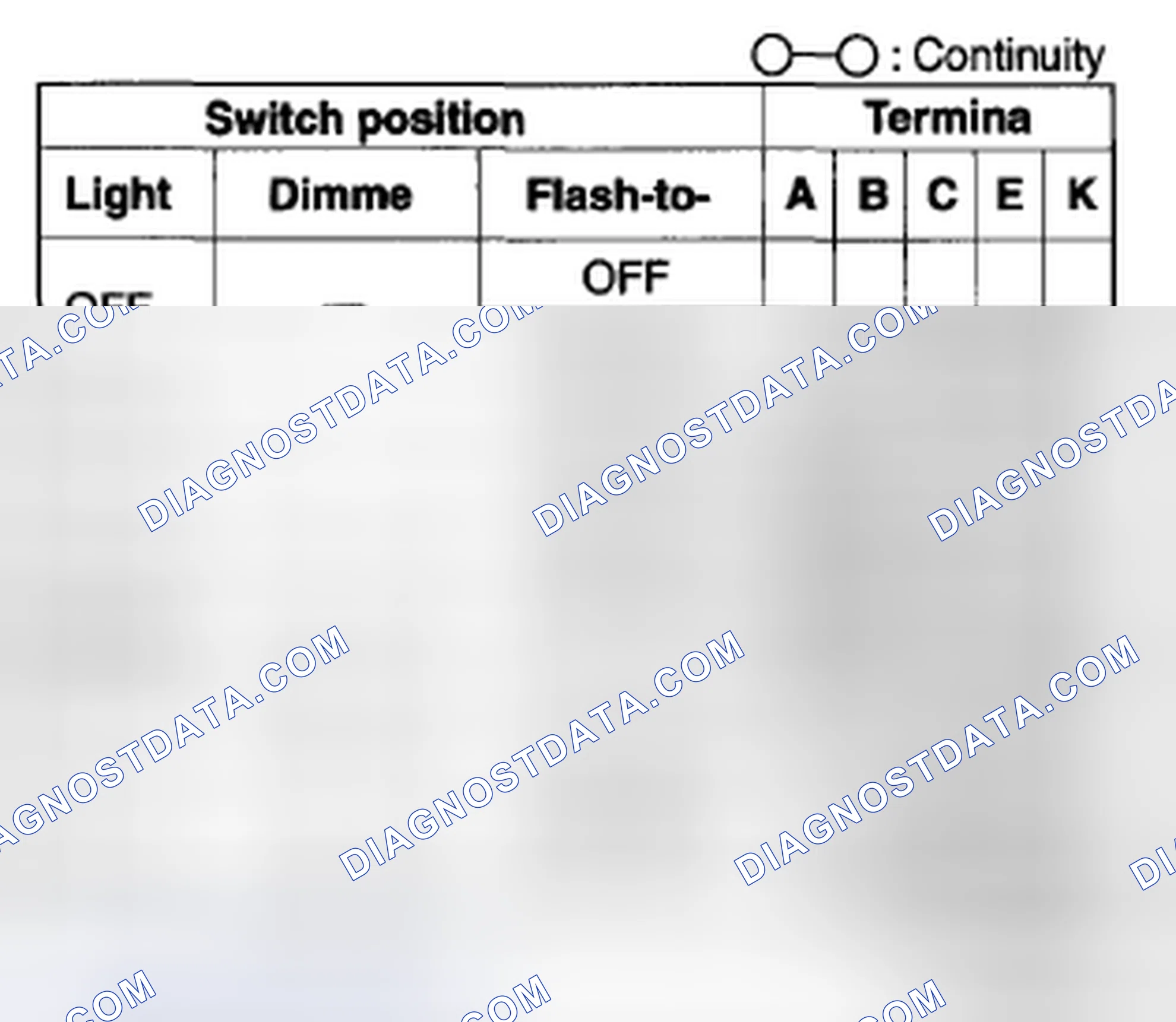 Scheme 24: LIGHT SWITCH INSPECTION