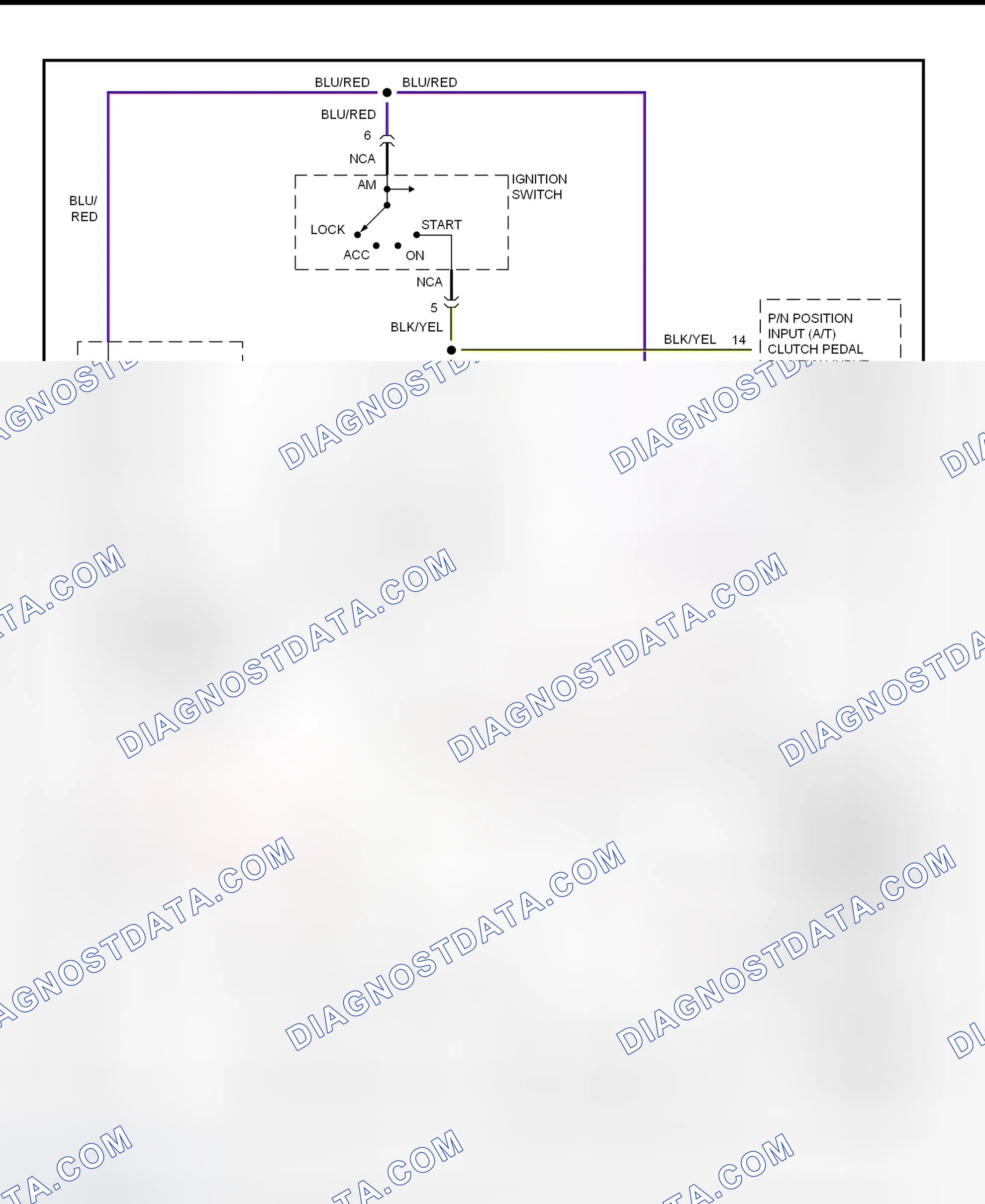 Scheme 2: Starting System Wiring Diagram (Elantra)