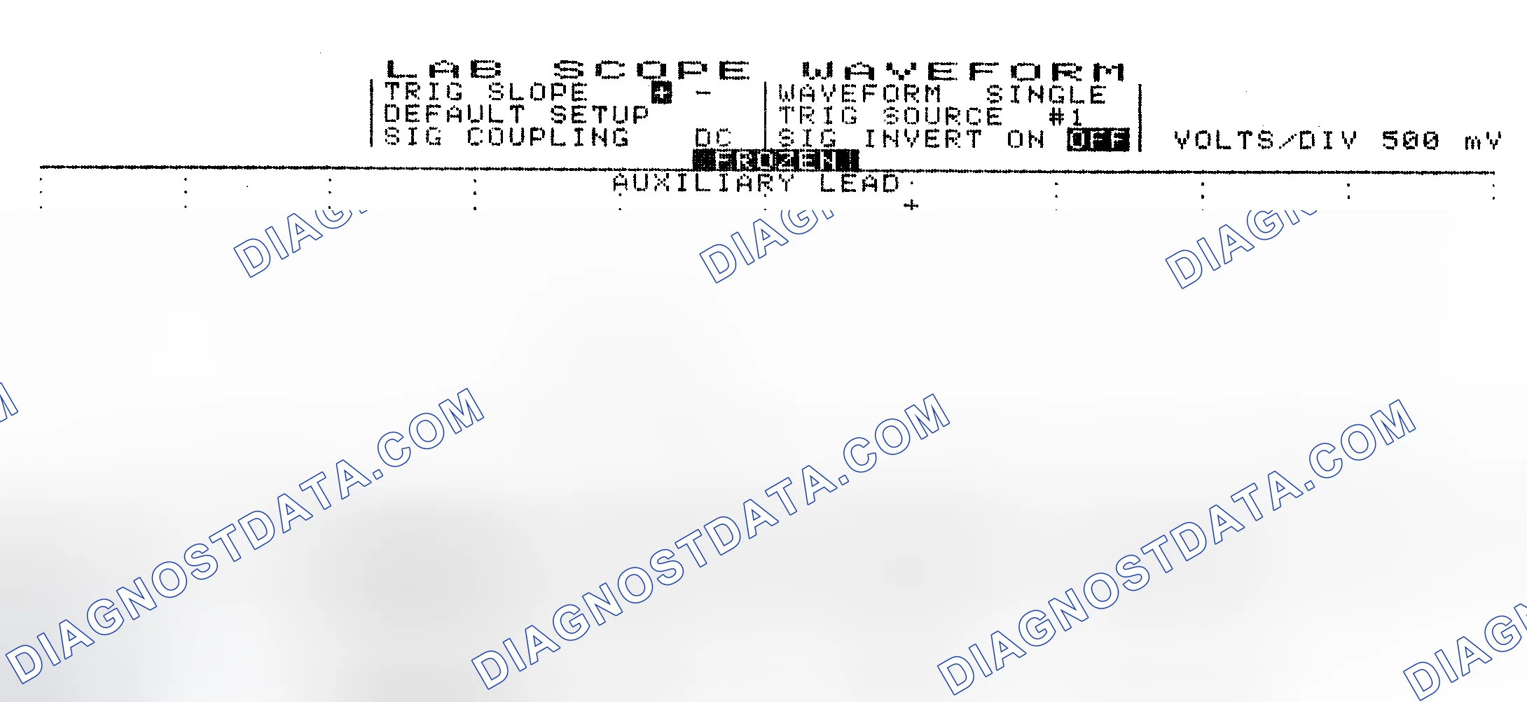 Scheme 10: Single Injector w/Excessive Current Flow - Current Pattern