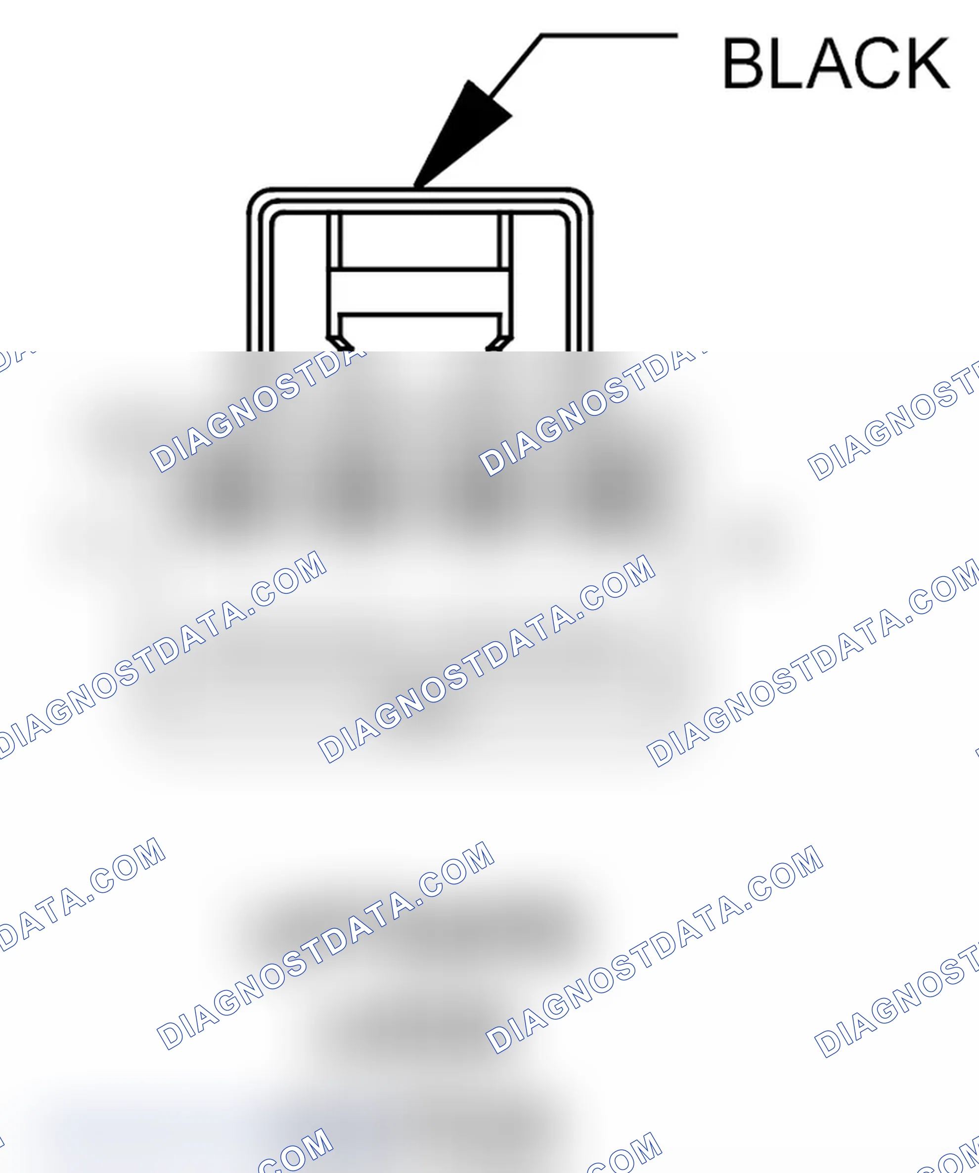 Scheme 171: Liftgate Lock Switch Connector End View