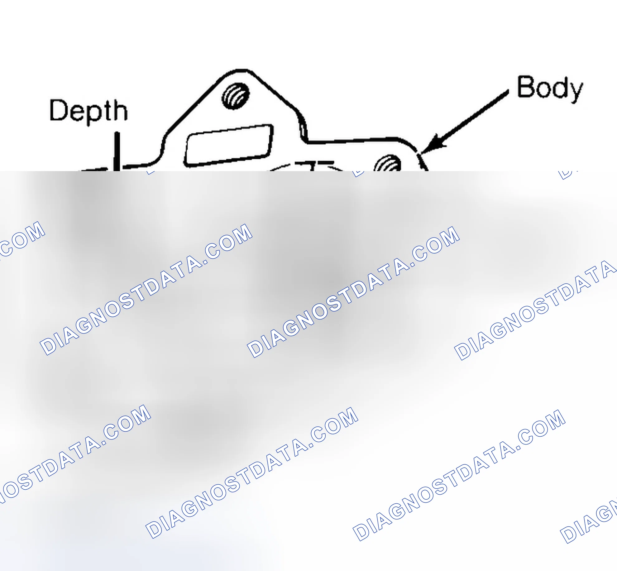 Scheme 35: Measuring Oil Pump Gear Cavity