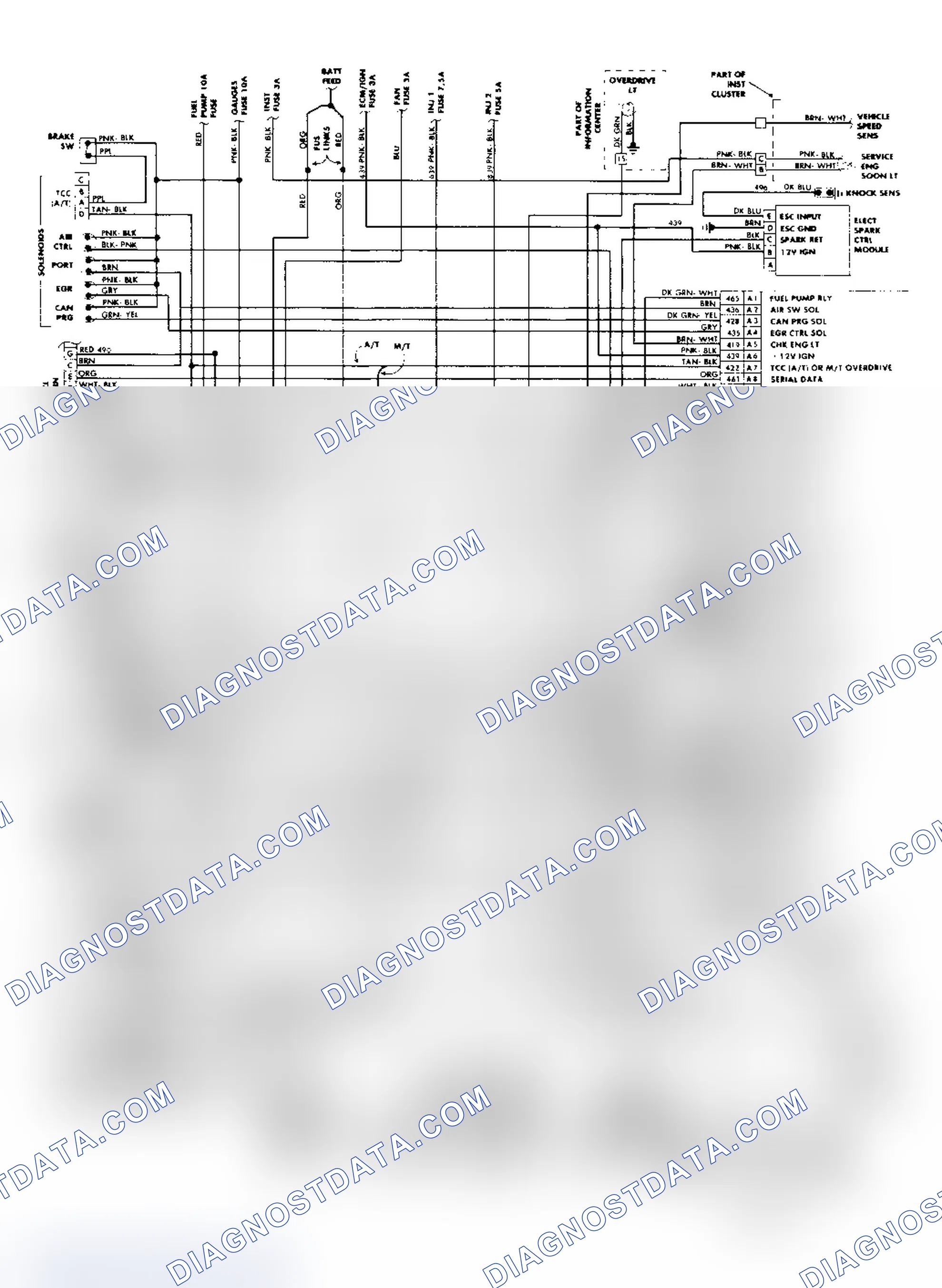 Scheme 346: 5.7L PFI CCC Wiring Diagram