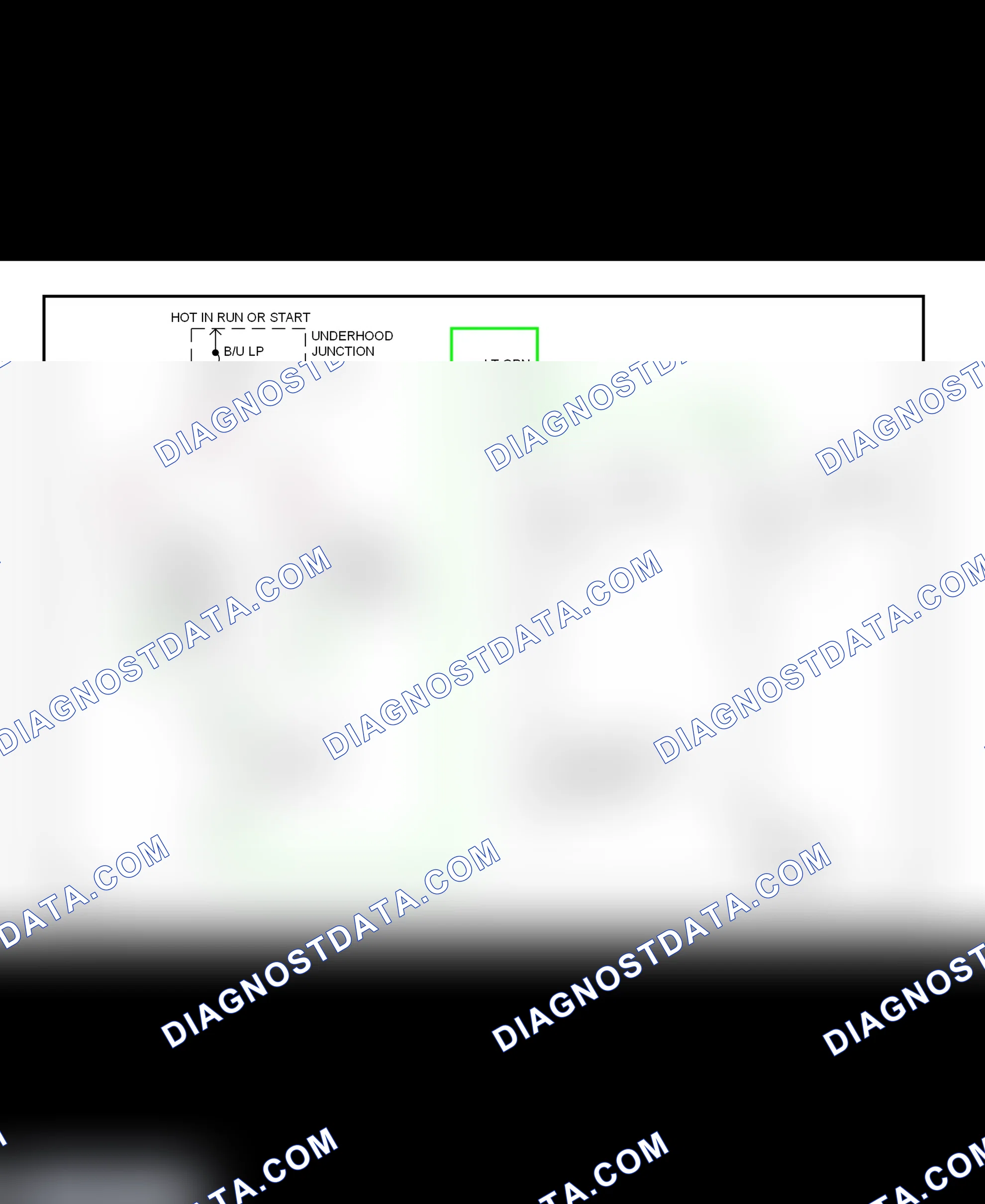 Scheme 71: Back-Up Lights Wiring Diagram (Saturn Sedan)