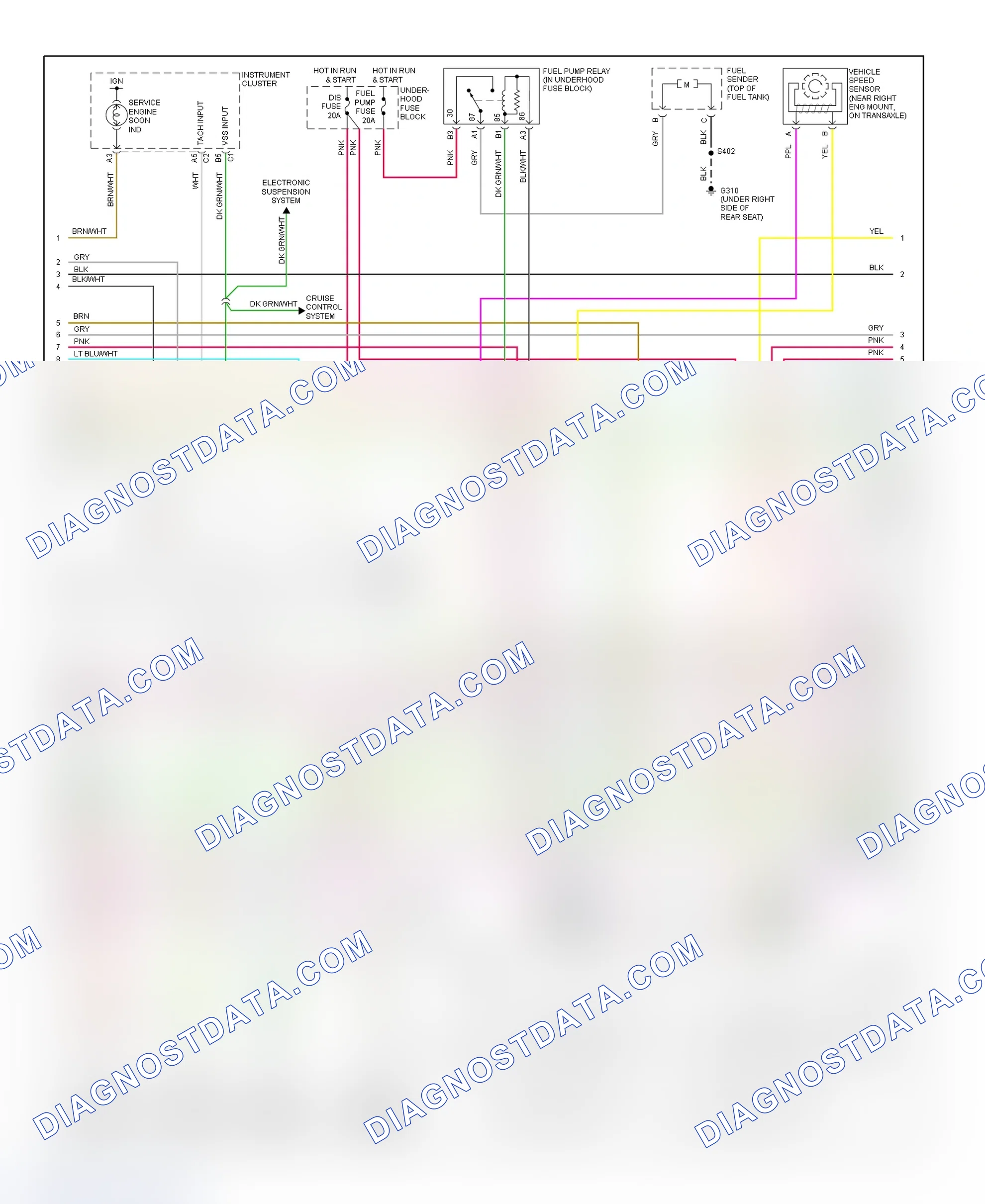 Scheme 81: PCM Wiring Diagram (Eldorado - 4.6L - 3 Of 4)