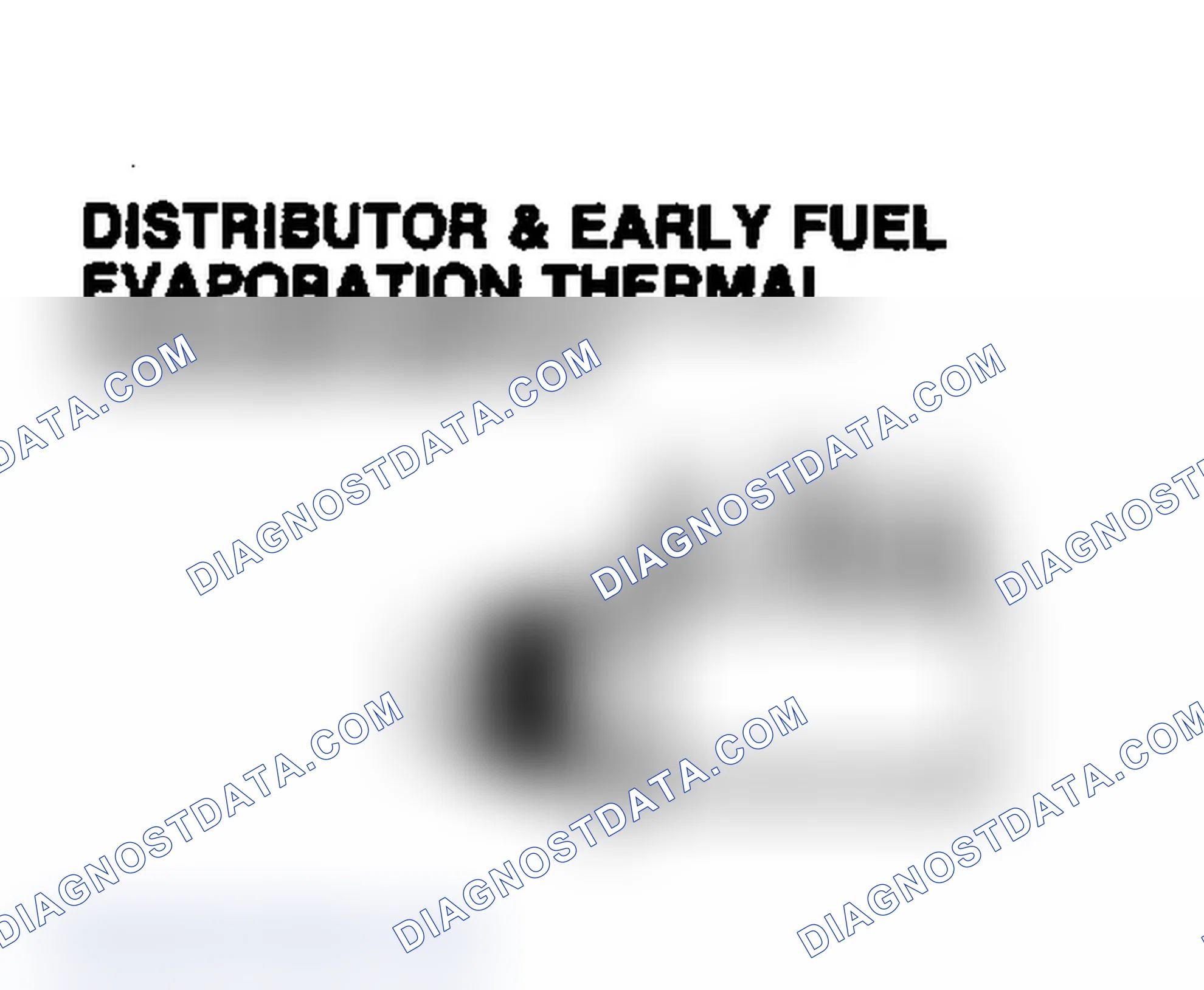 Scheme 3: DISTRIBUTOR & EARLY FUEL EVAPORATION THERMAL VACUUM SWITCH