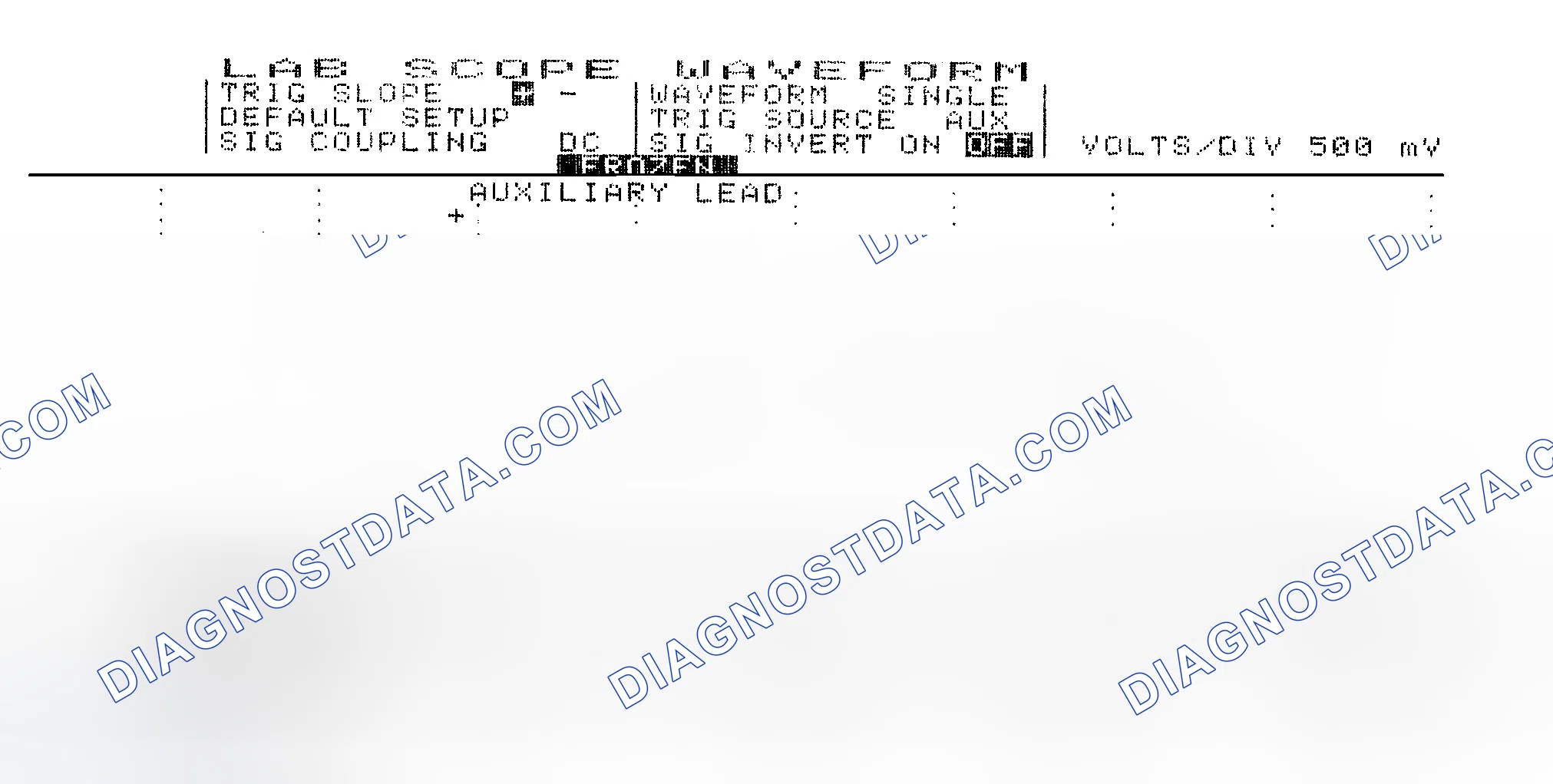 Scheme 14: Single Injector w/Excessive Current Flow - Current Pattern