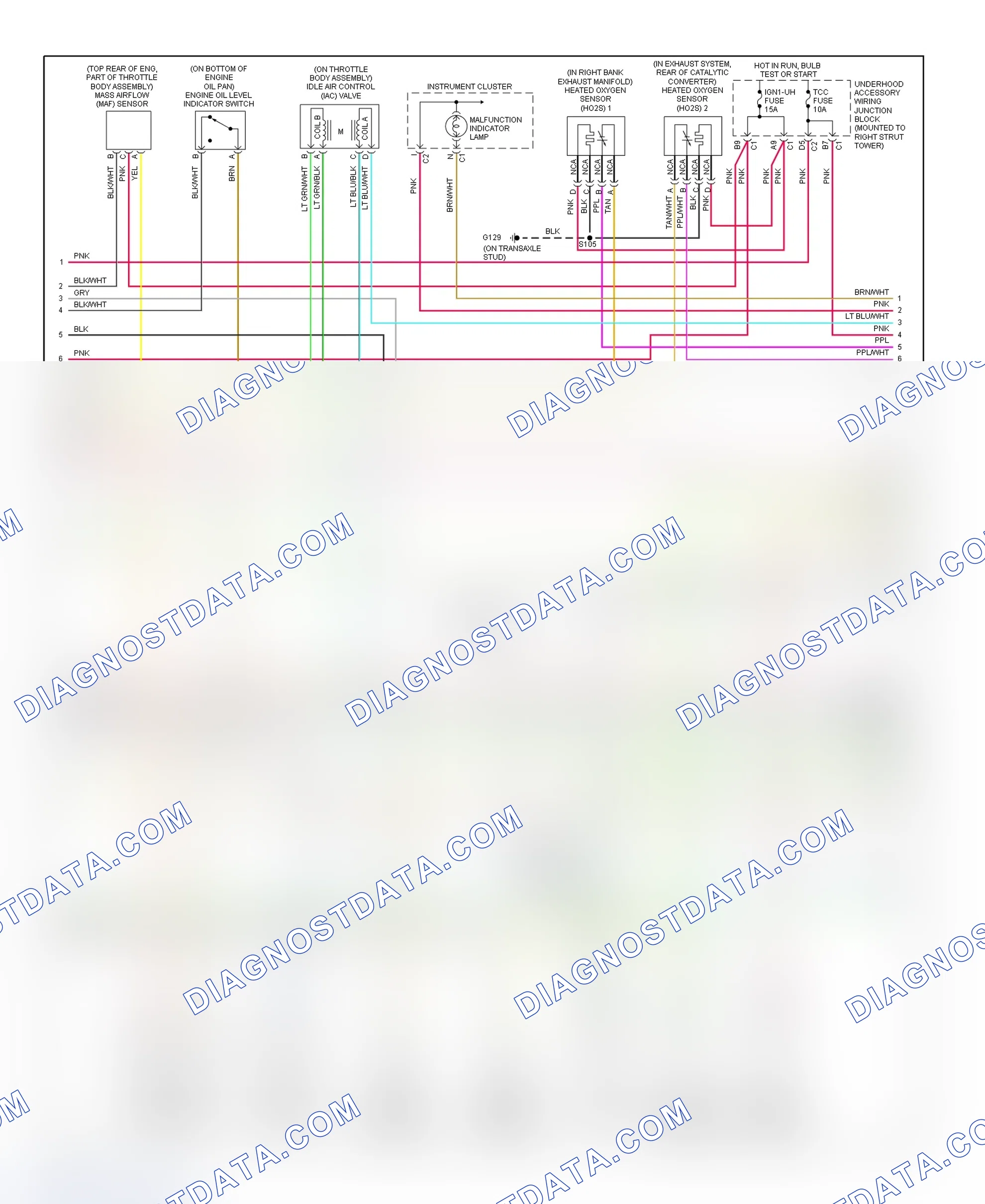 Scheme 116: PCM Wiring Diagram (Grand Prix - 3.8L VIN K - 3 Of 4)