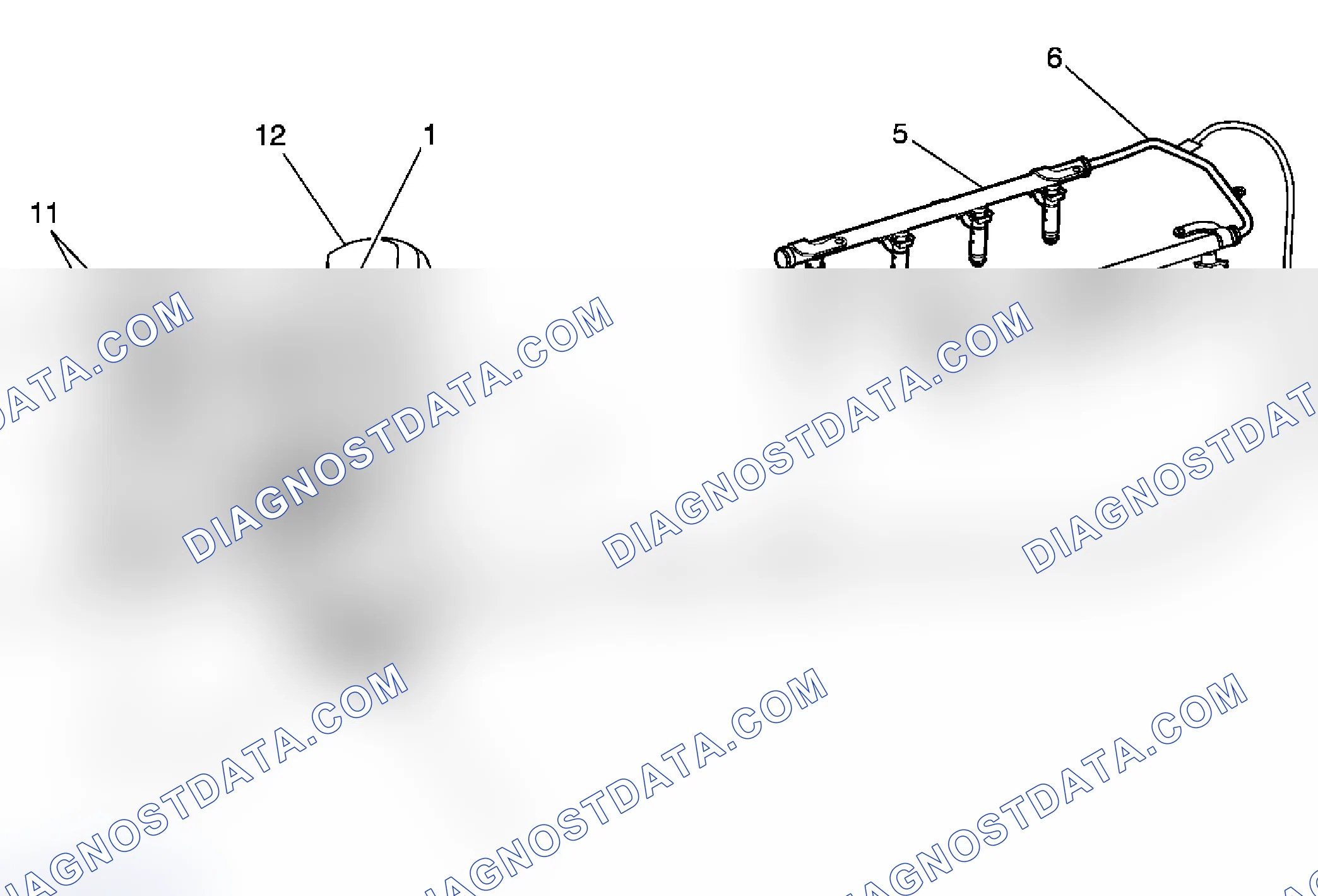 Scheme 101: Fuel Hose/Pipes Routing Diagram