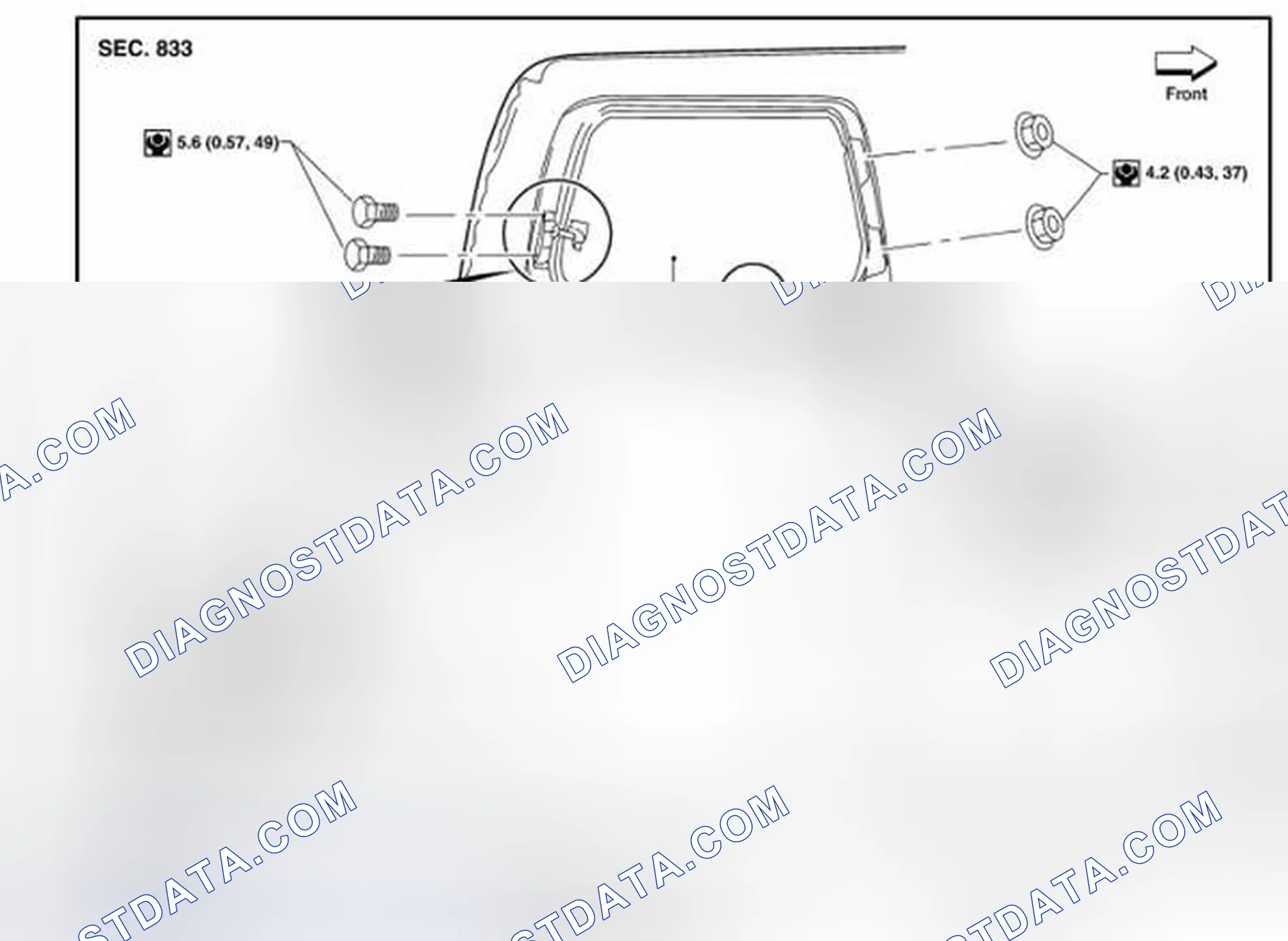 Scheme 98: Removal and Installation (with Rear Power Vent Windows)
