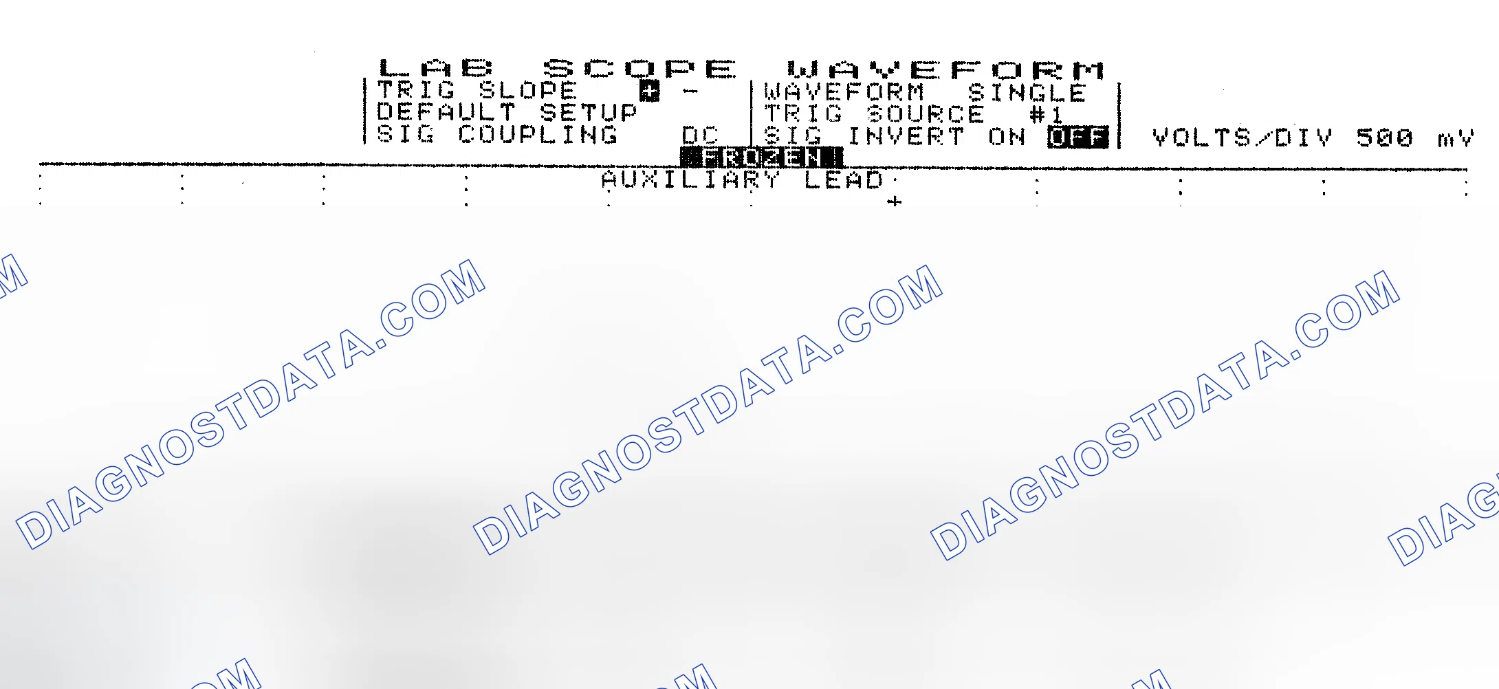 Scheme 10: Single Injector w/Excessive Current Flow - Current Pattern