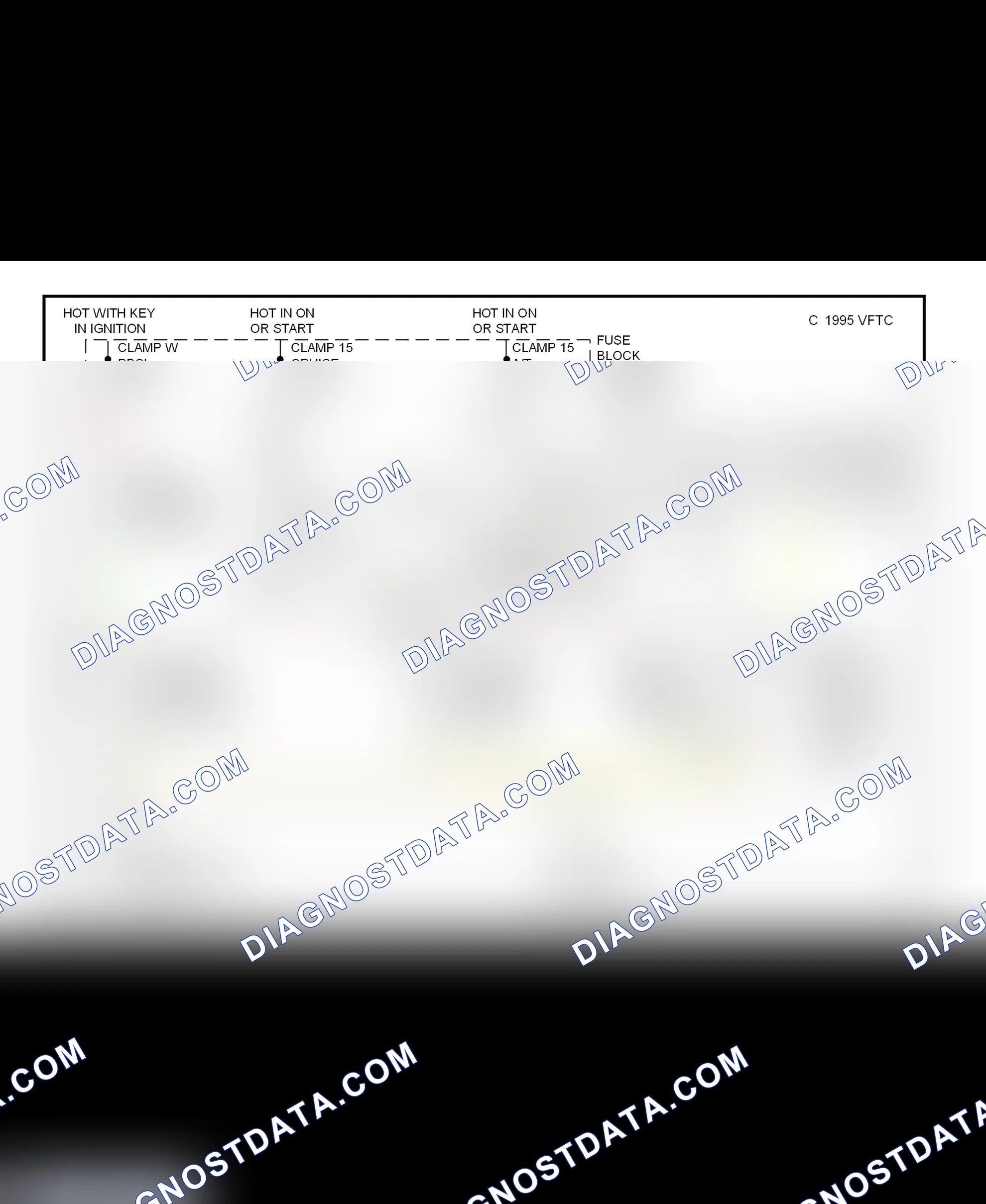 Fig. 28: Shift Interlock System Wiring Diagram (1999 Catera)