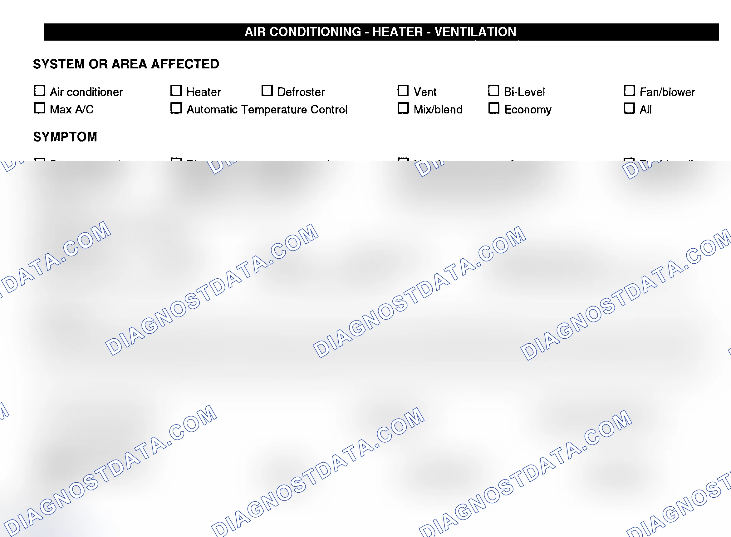 Scheme 8: Air Conditioning, Heater & Ventilation