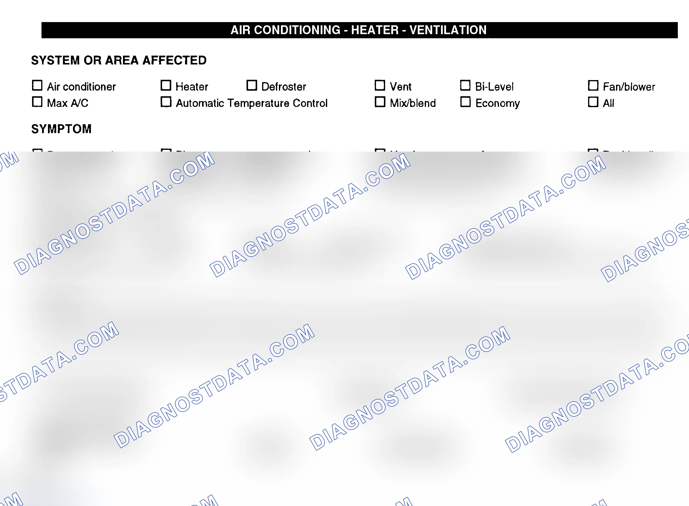 Scheme 8: Air Conditioning, Heater & Ventilation