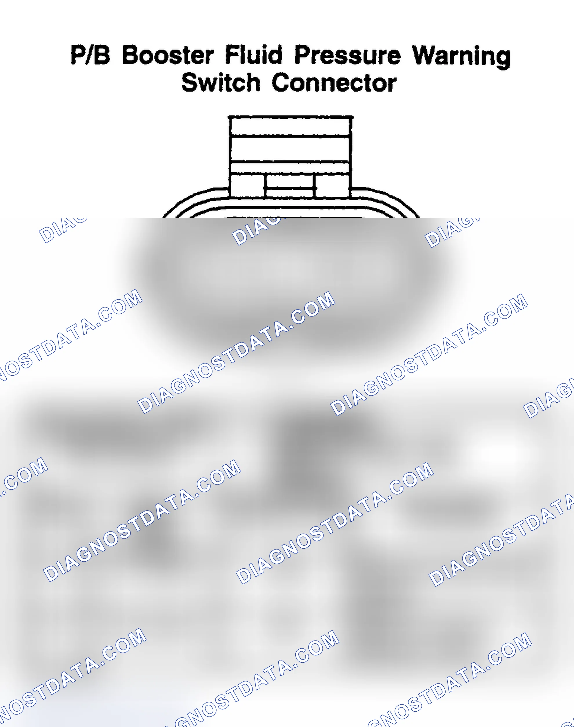 Scheme 214: POWER BRAKE BOOSTER FLUID PRESSURE WARNING SWITCH
