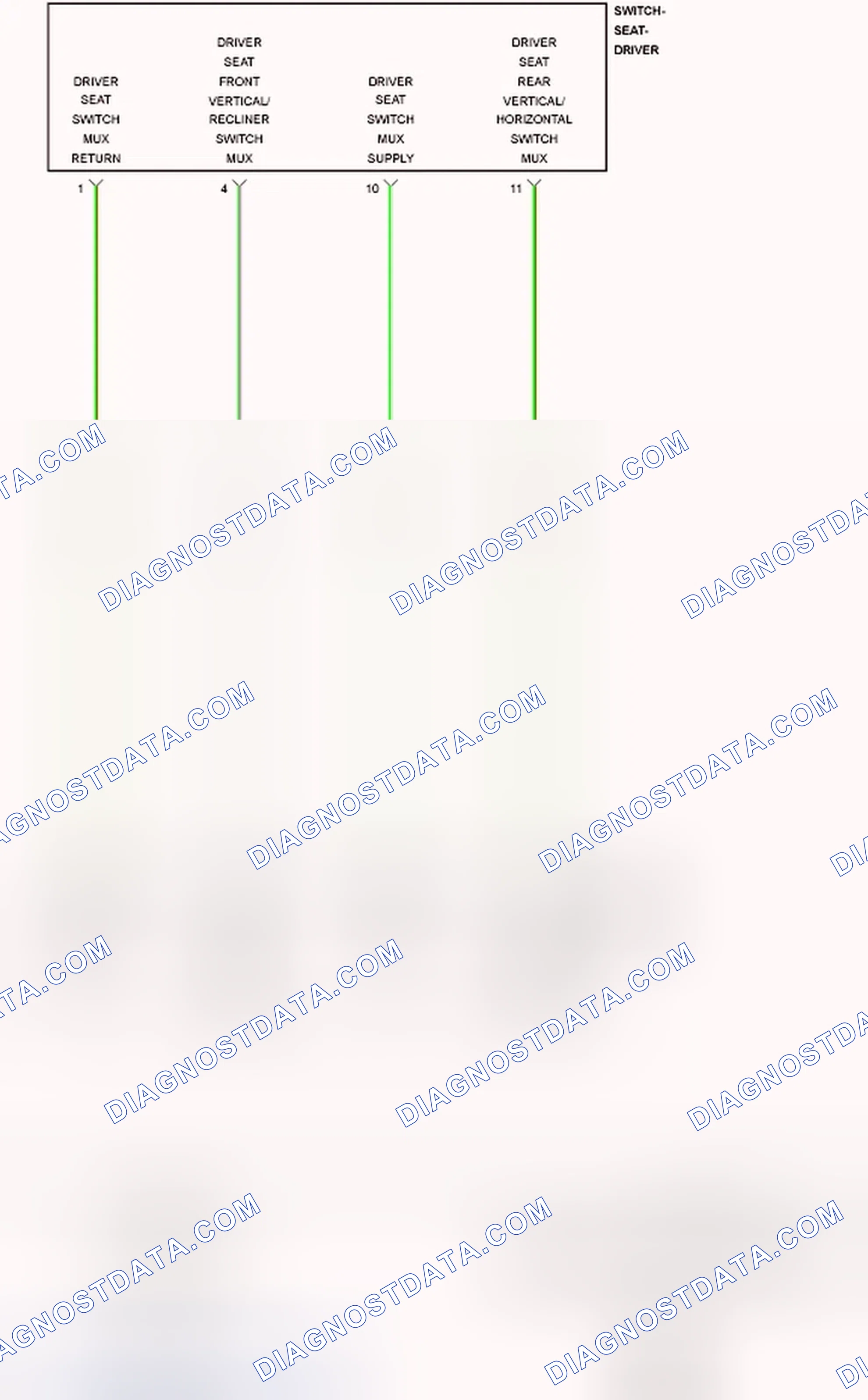 Scheme 150: B1D63-POWER SEAT SWITCH OPEN