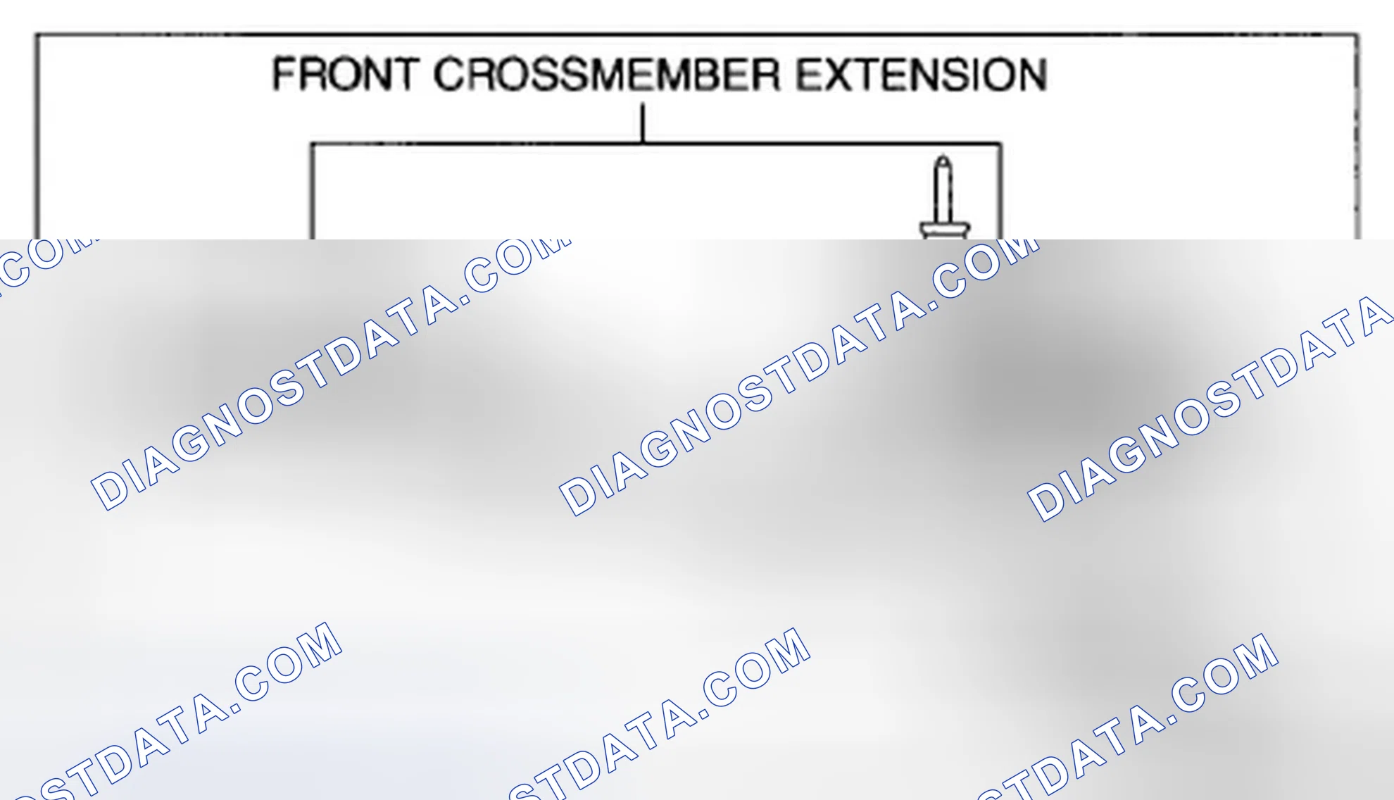 Scheme 223: No.1 engine mount rubber removal note (AWD)
