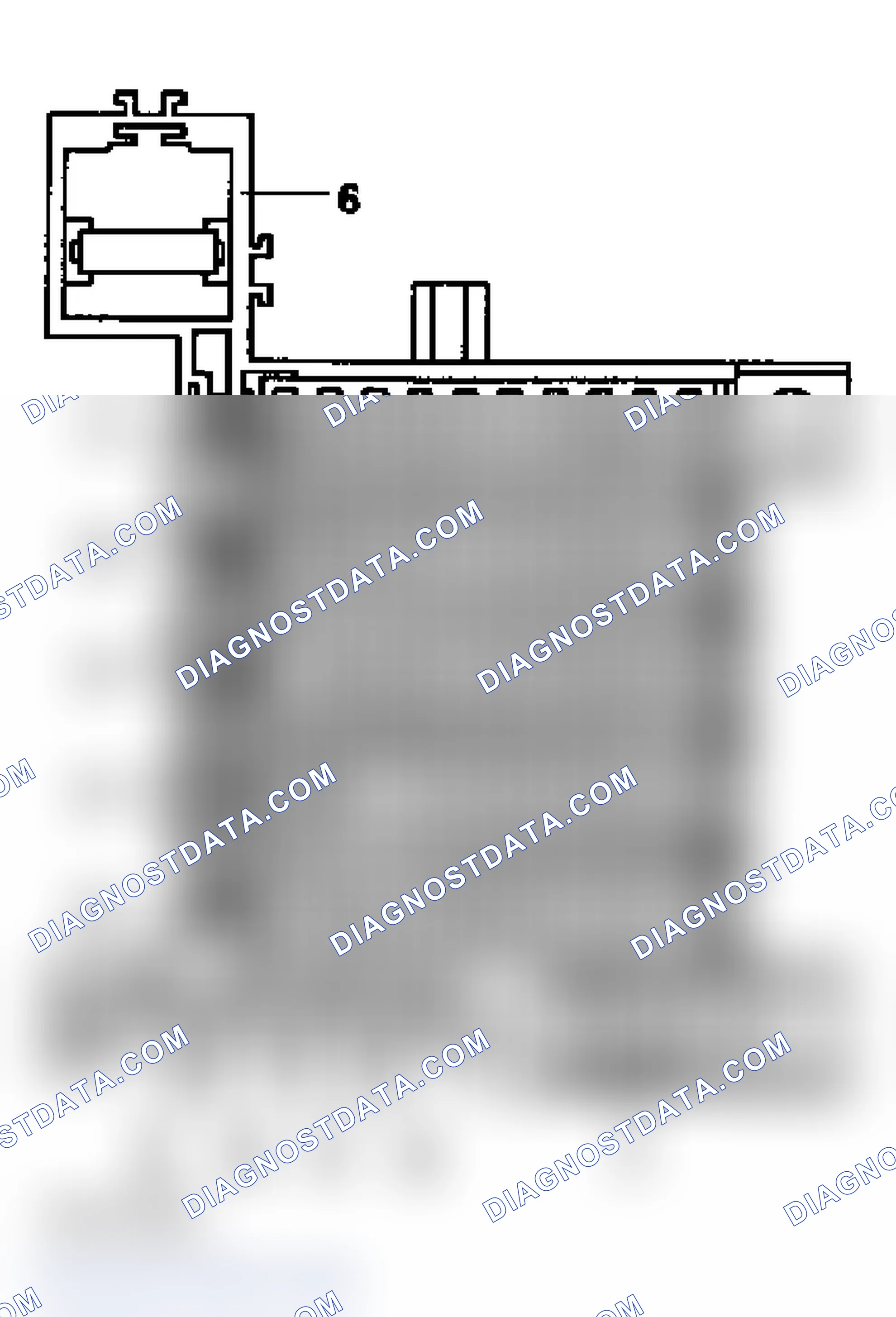 Scheme 16: Connecting remote control VAG 1348/3A with adapter cable VAG 1348/3-2