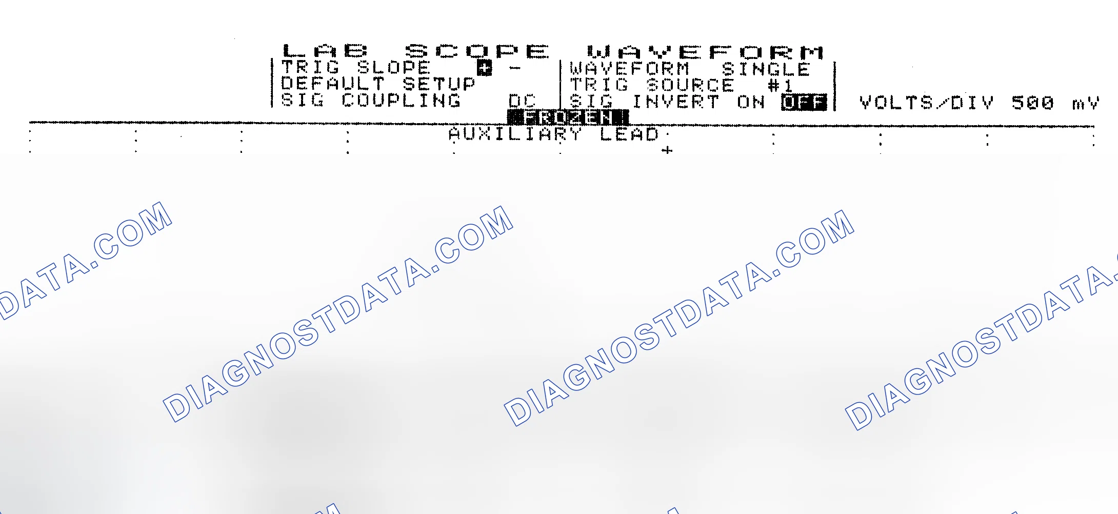 Scheme 10: Single Injector w/Excessive Current Flow - Current Pattern