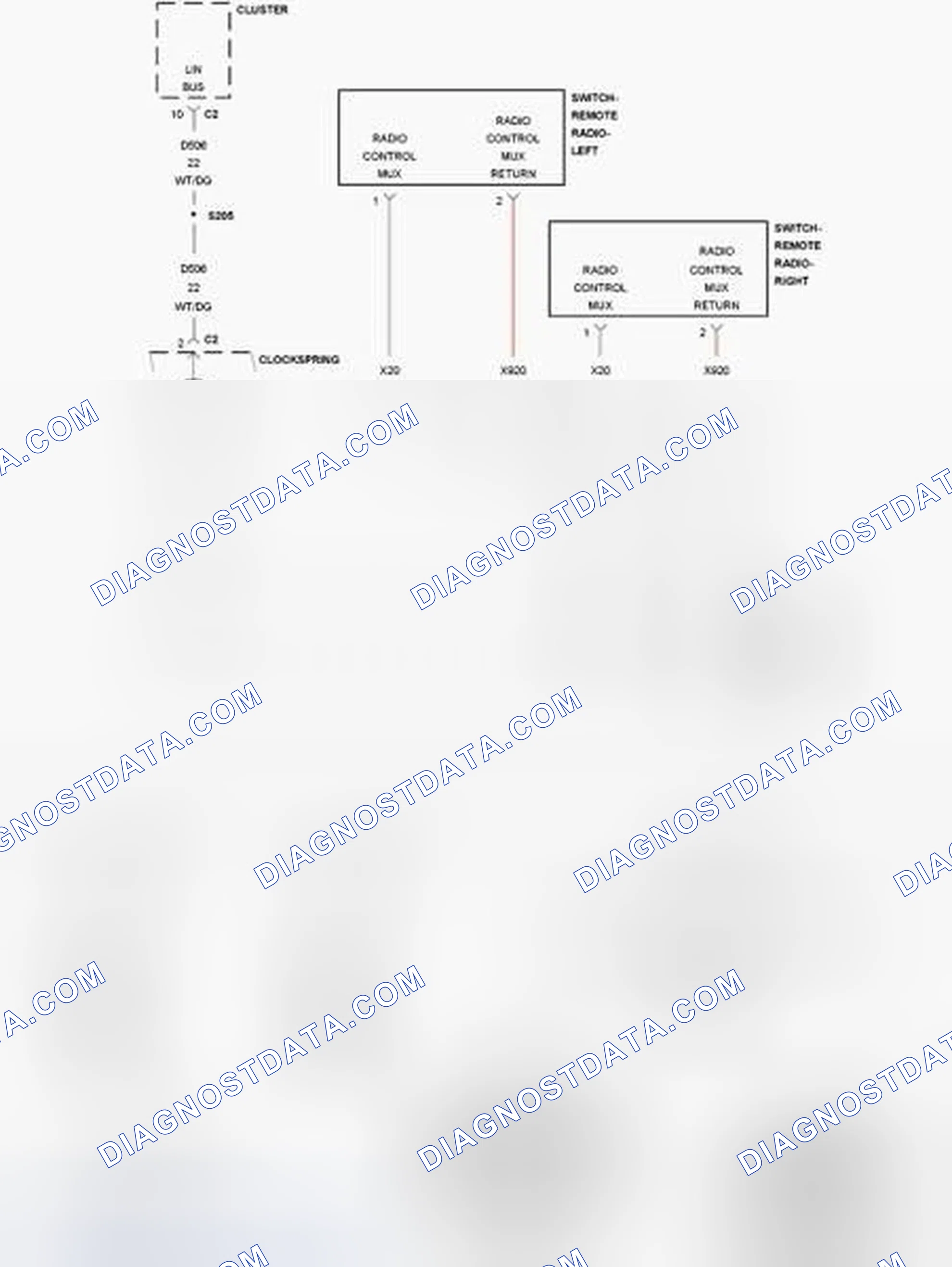 Scheme 25: B1427-REMOTE RADIO SWITCH INPUT CIRCUIT HIGH - WITH EVIC