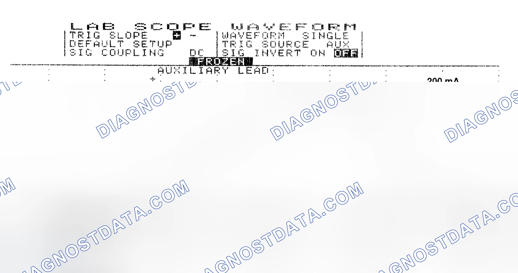 Scheme 13: Single Injector w/Normal Current Flow - Current Pattern