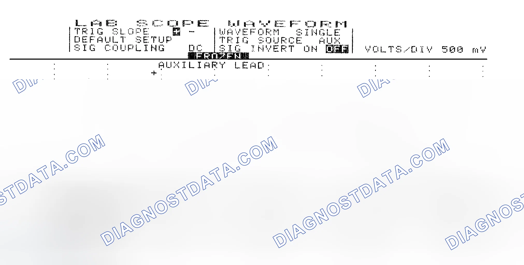 Scheme 14: Single Injector w/Excessive Current Flow - Current Pattern