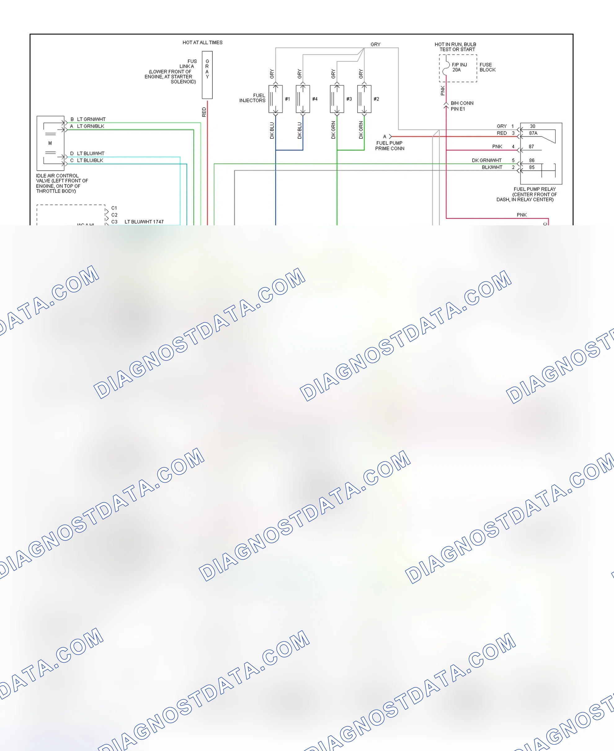 Scheme 143: 2.3L (VIN D) PCM Wiring Diagram (Achieva, Grand Am & Skylark - 1 Of 3)