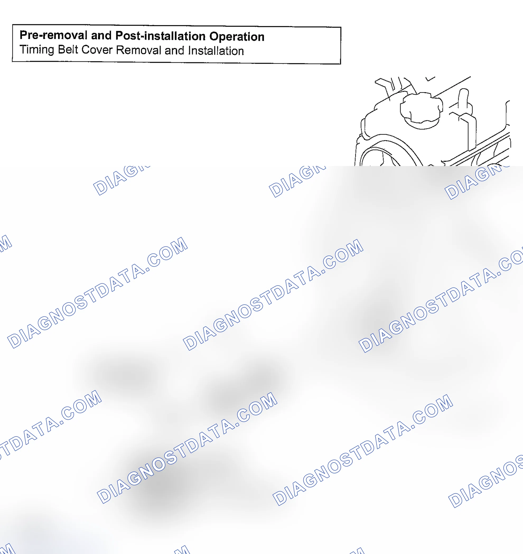 Scheme 40: REMOVAL AND INSTALLATION < 2.0L ENGINE >