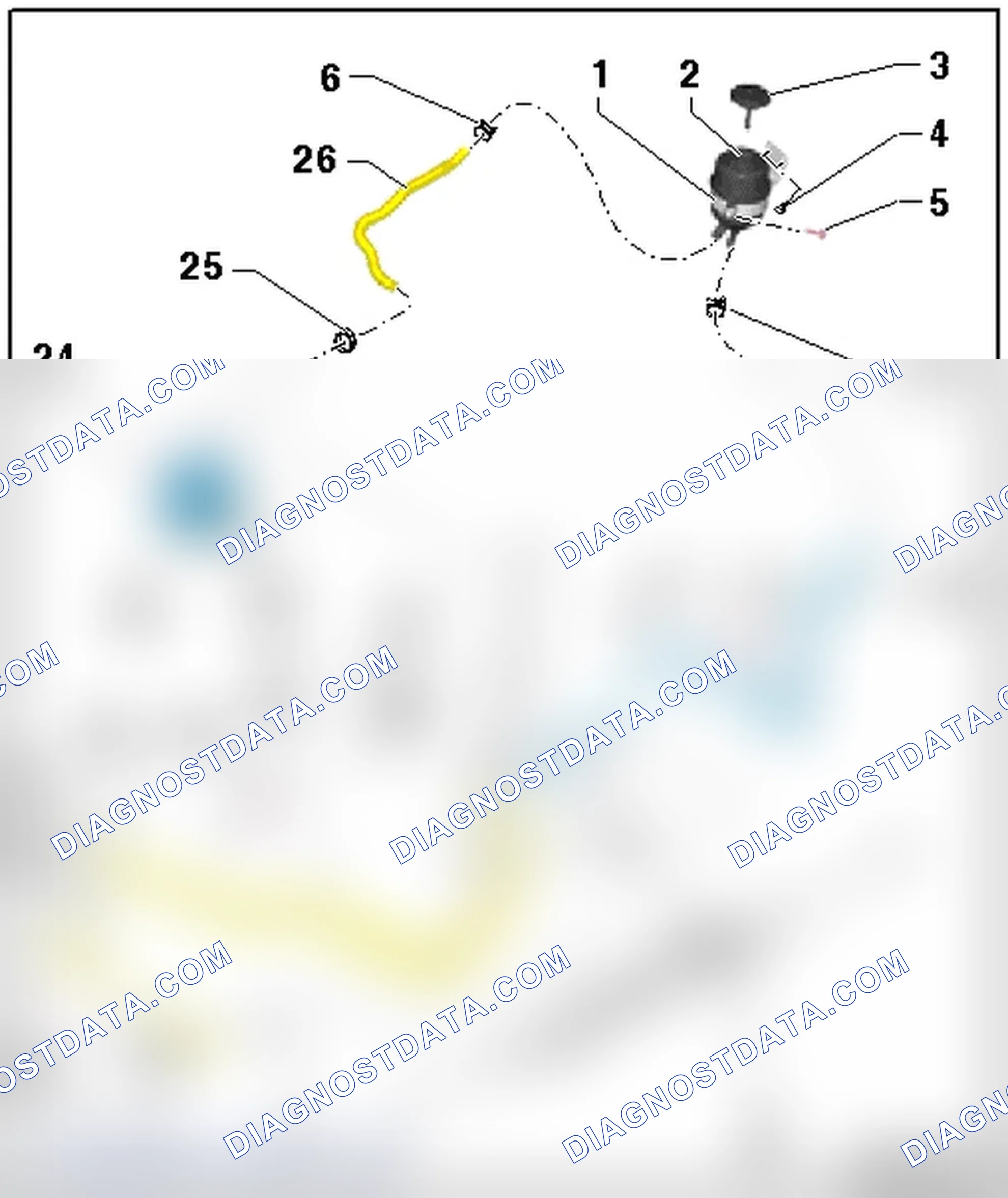 Scheme 169: VEHICLES WITHOUT DYNAMIC STEERING OVERVIEW (6-CYLINDER FSI ENGINE)