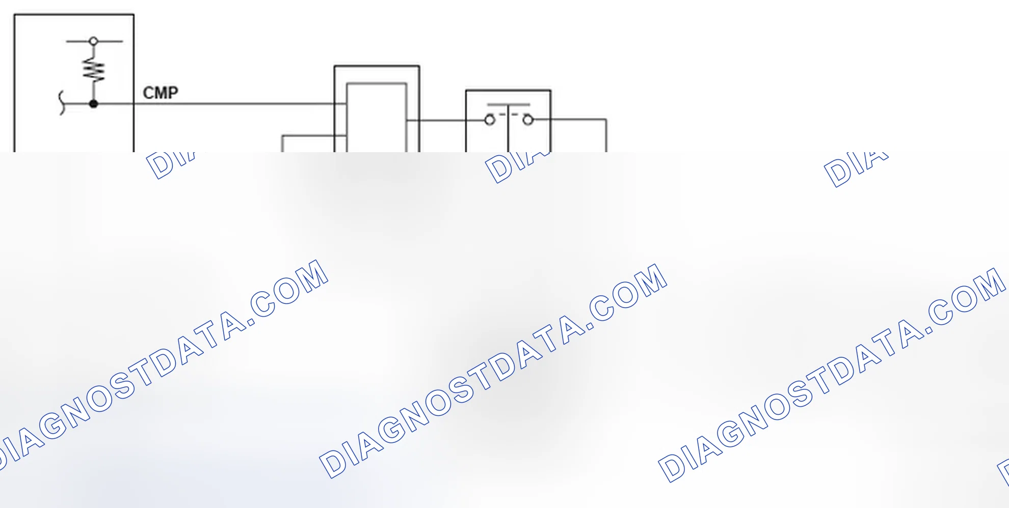 Scheme 190: Camshaft Position (CMP) Sensor No Signal - Circuit Diagram