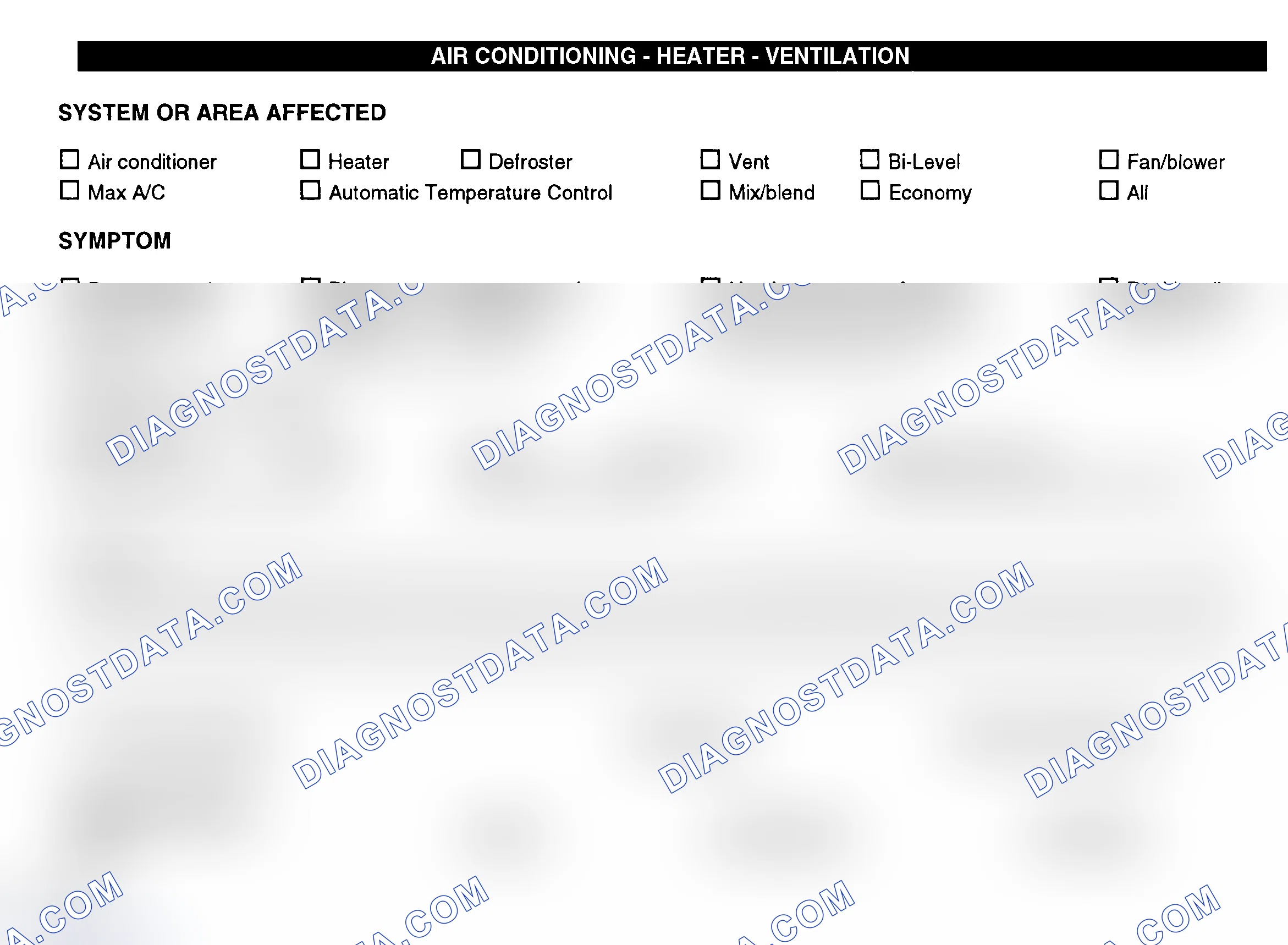 Scheme 8: Air Conditioning, Heater & Ventilation