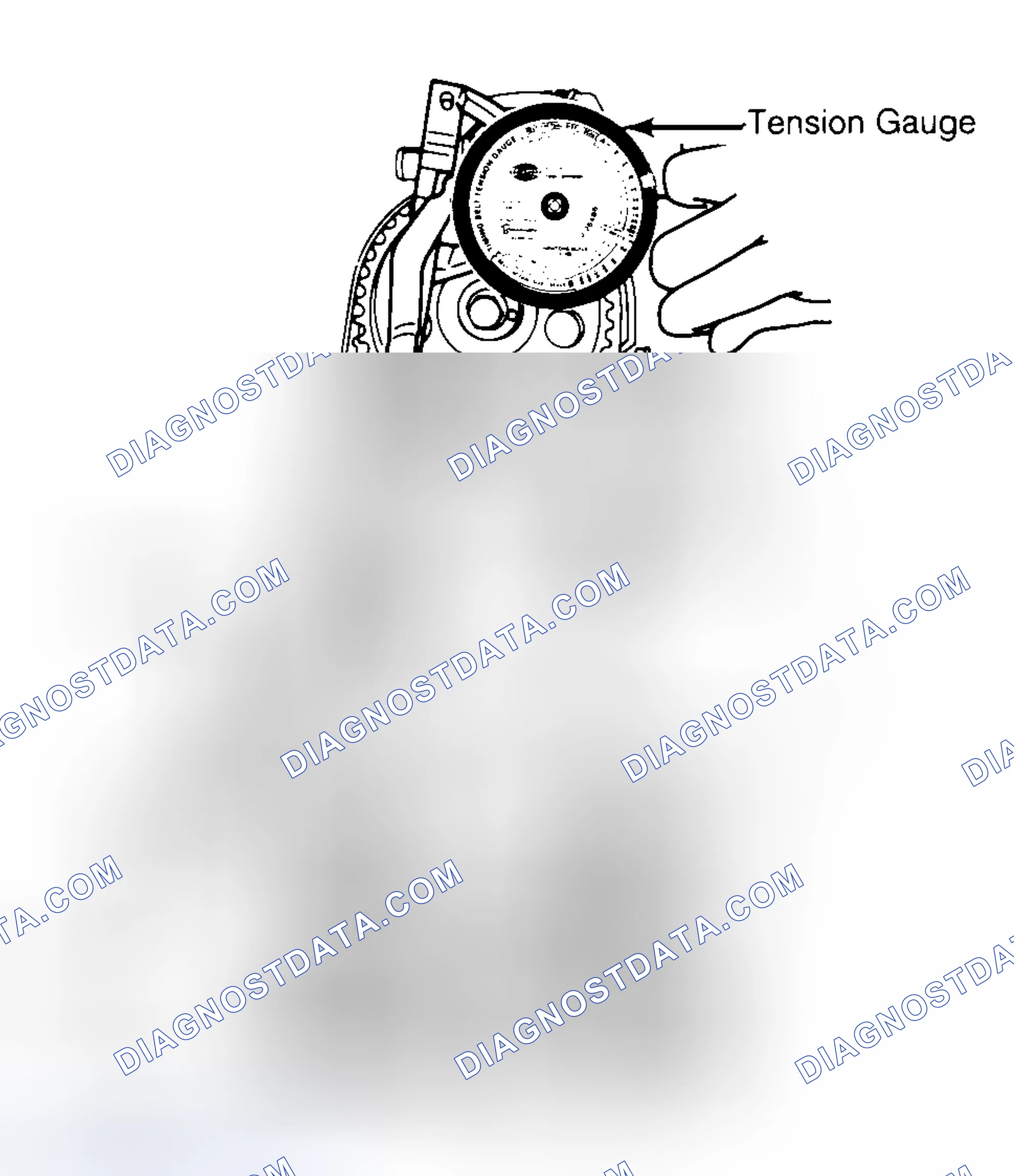 Scheme 3: Adjusting Typical Timing Belt Tension