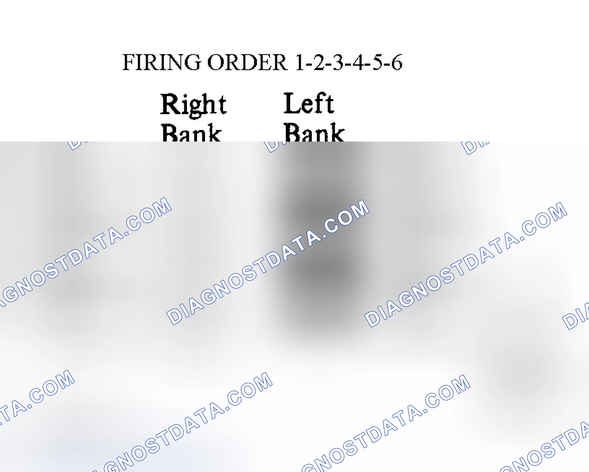 Scheme 5: Cylinder Numbering & Firing Order (Avalon 3.0L, Camry Solara 3.0L, Highlander 3.0L & Sienna 3.0L)