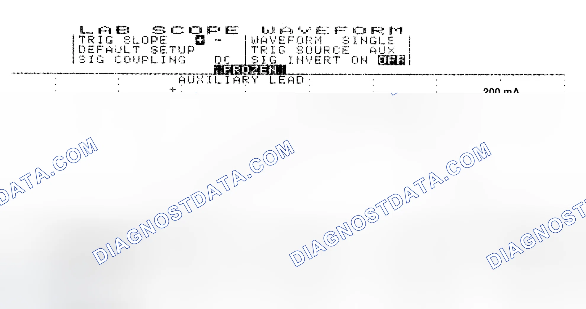 Scheme 13: Single Injector w/Normal Current Flow - Current Pattern