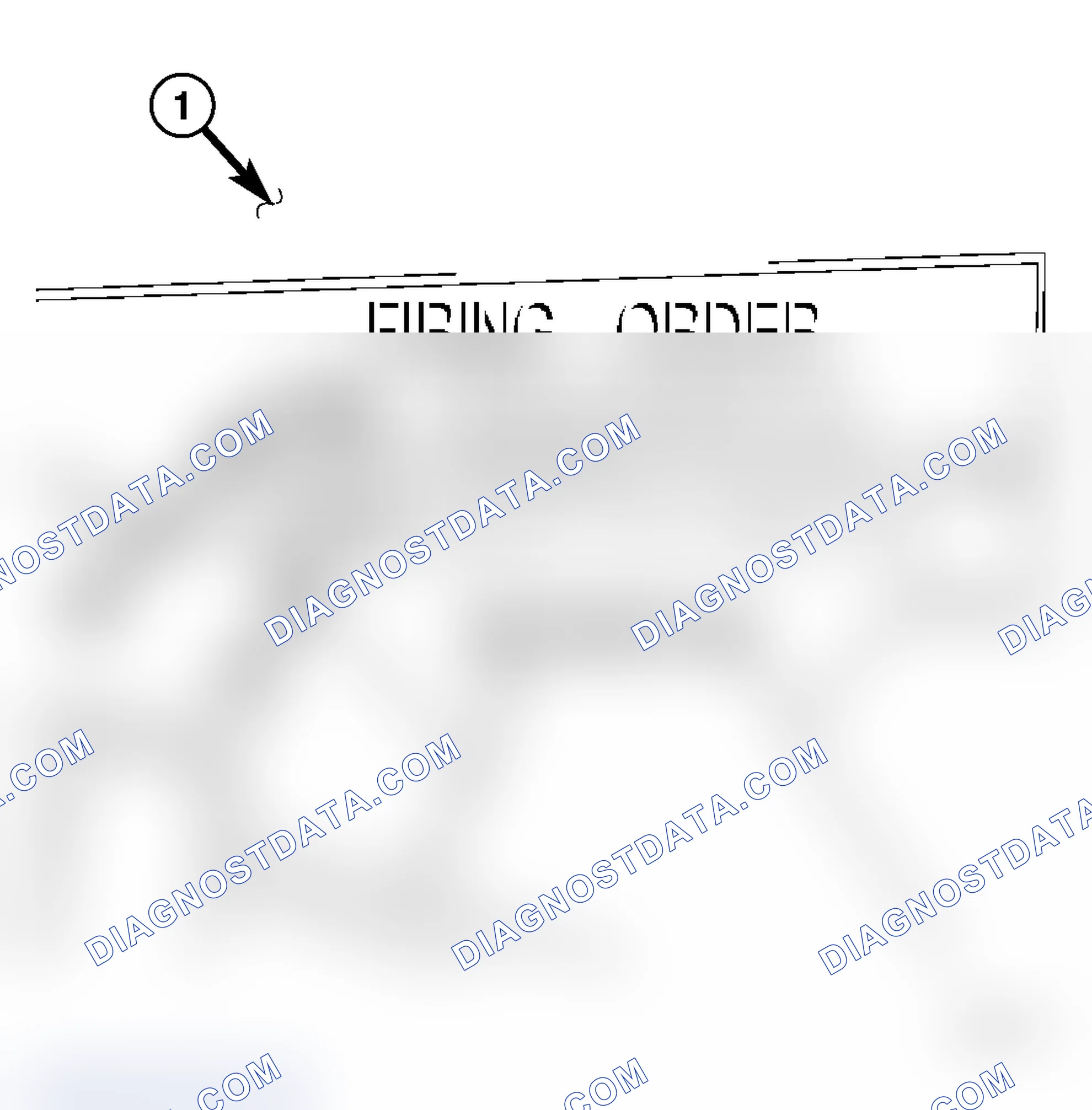 Scheme 18: ENGINE FIRING ORDER-5.7L V-8