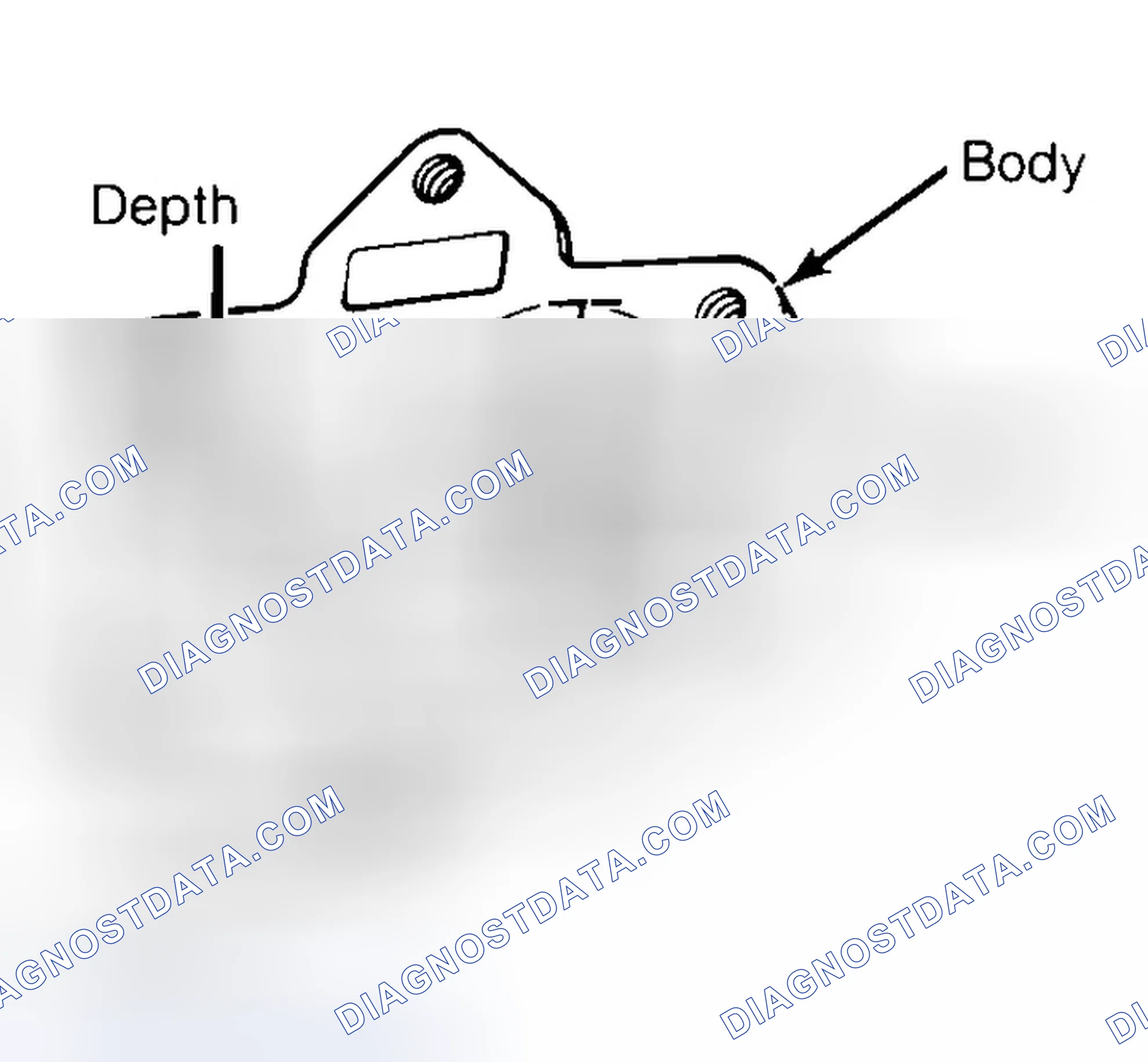 Scheme 35: Measuring Oil Pump Gear Cavity