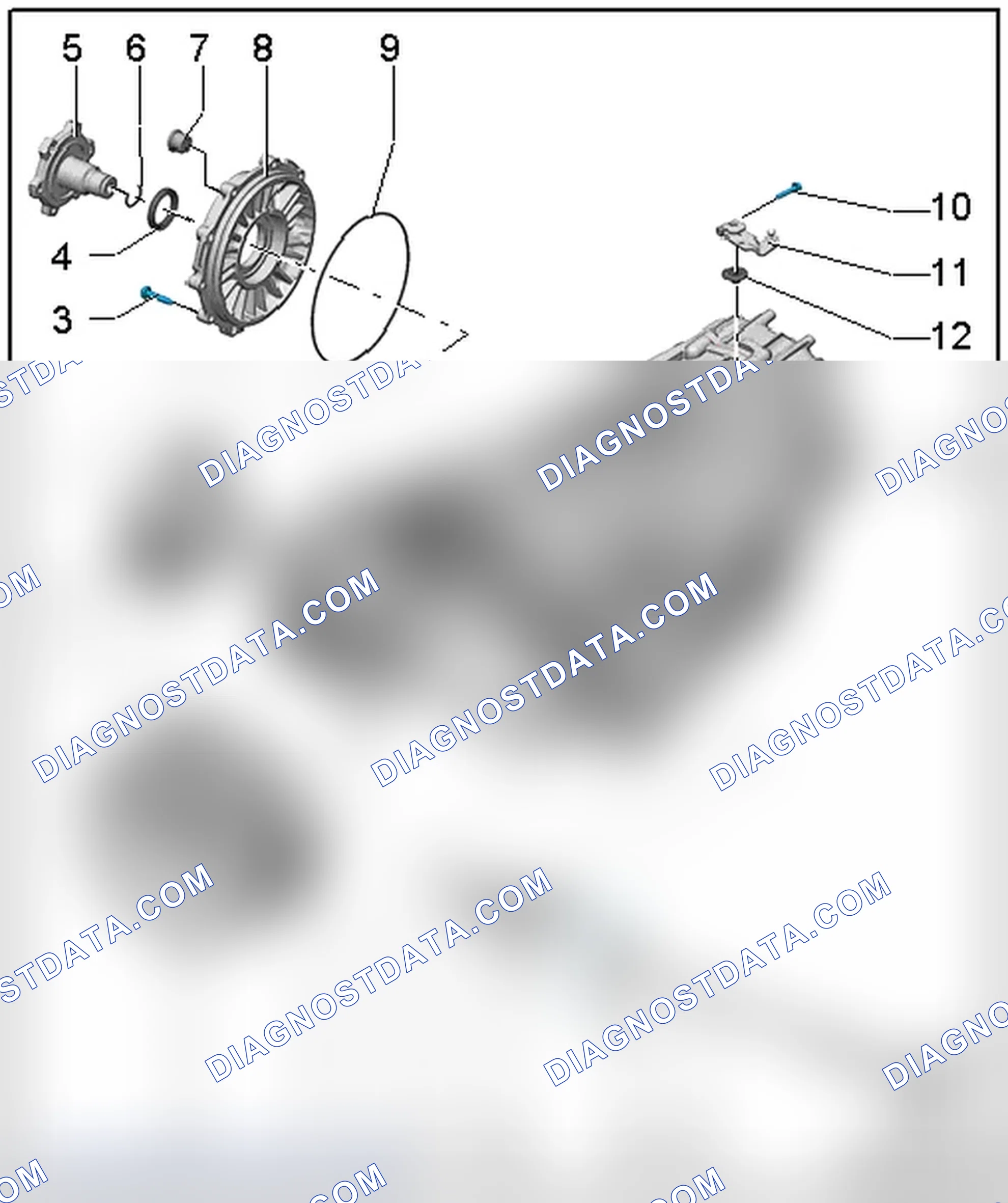 Scheme 373: FRONT FINAL DRIVE SEALING RINGS OVERVIEW