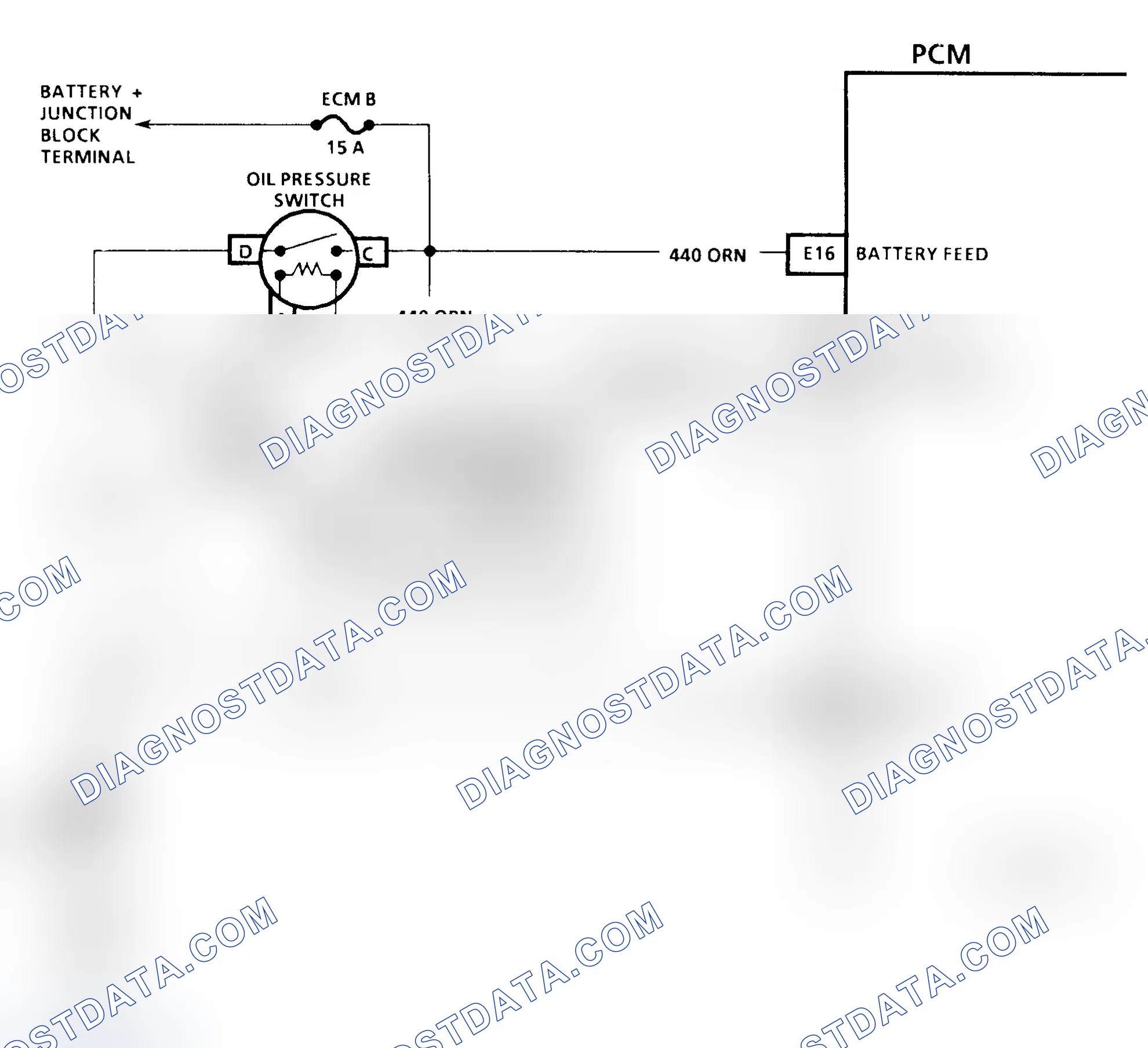 Scheme 93: Code 54 Schematic ("L" & "M" Series & "S" & "T" Series Utility Vehicles M/T Fuel Pump Circuit
