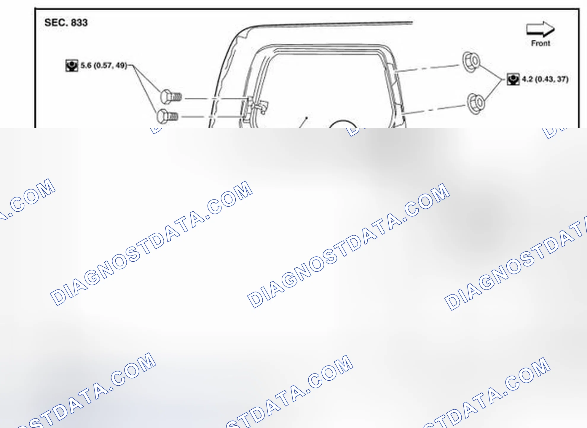 Scheme 97: Removal and Installation (without Rear Power Vent Windows)