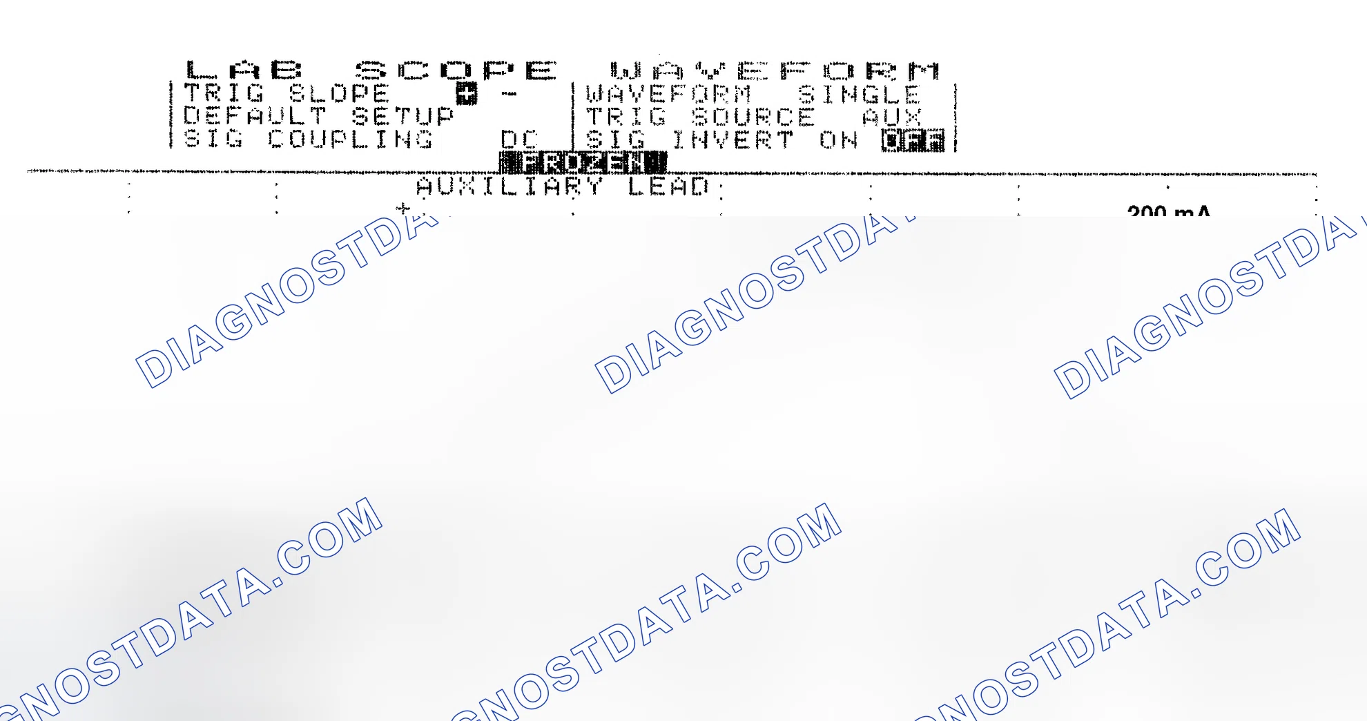 Scheme 13: Single Injector w/Normal Current Flow - Current Pattern