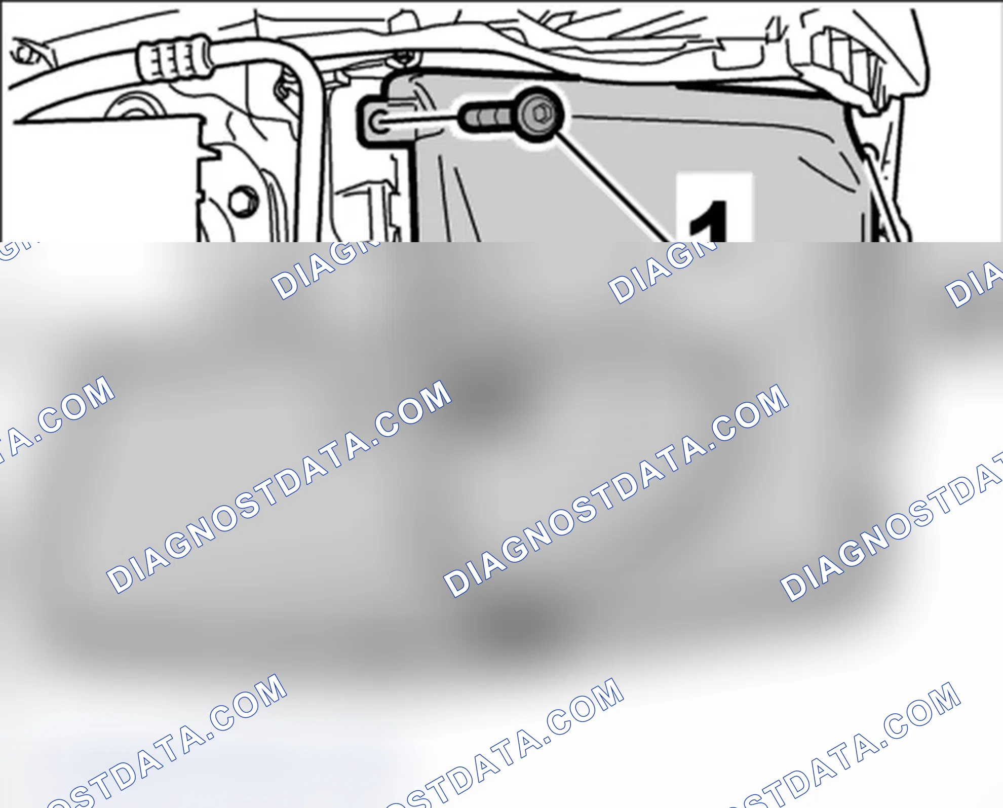 Scheme 8: Removing air guide for side radiator