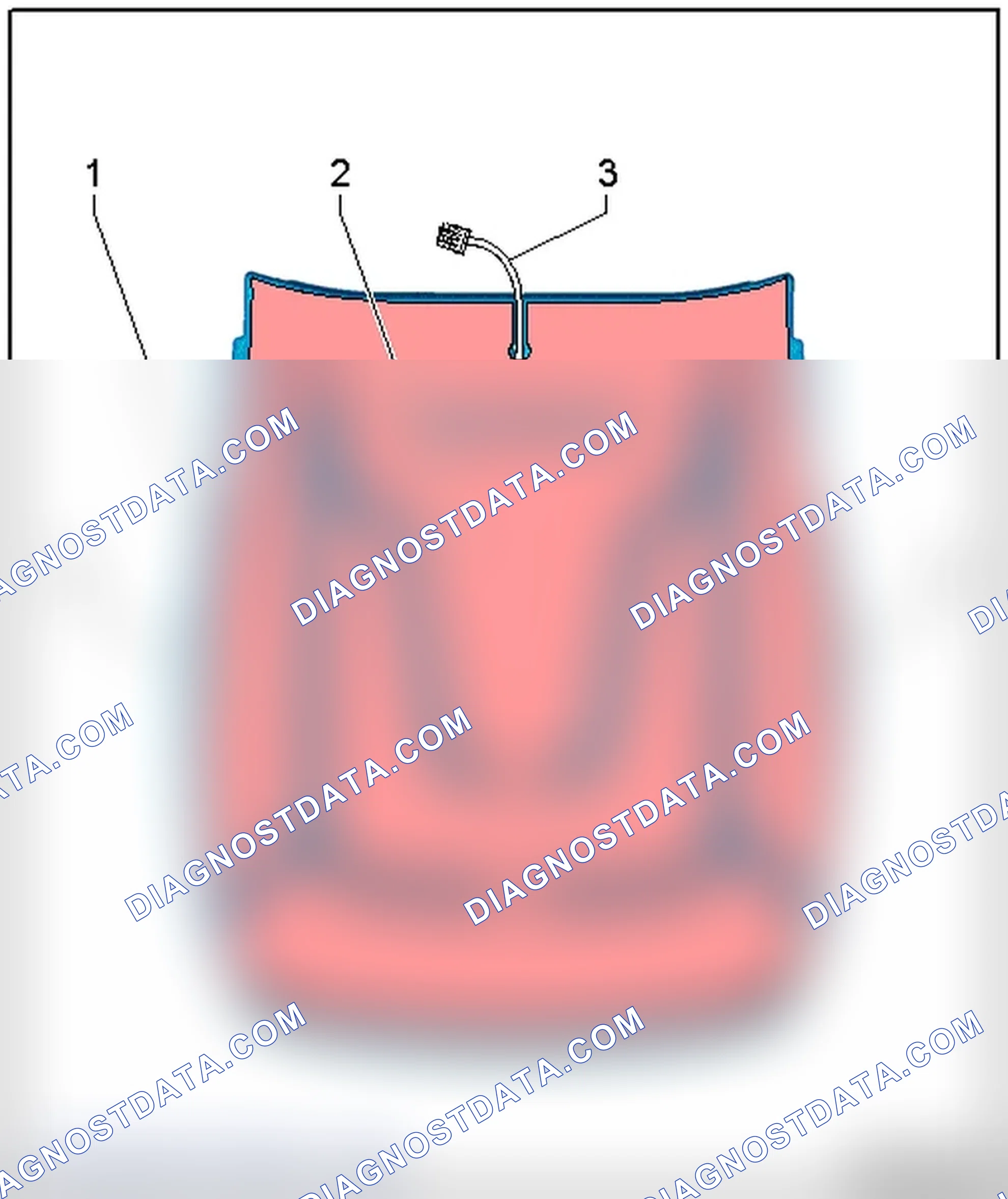 Scheme 643: SEAT HEATING ELEMENT OVERVIEW, STANDARD SEAT