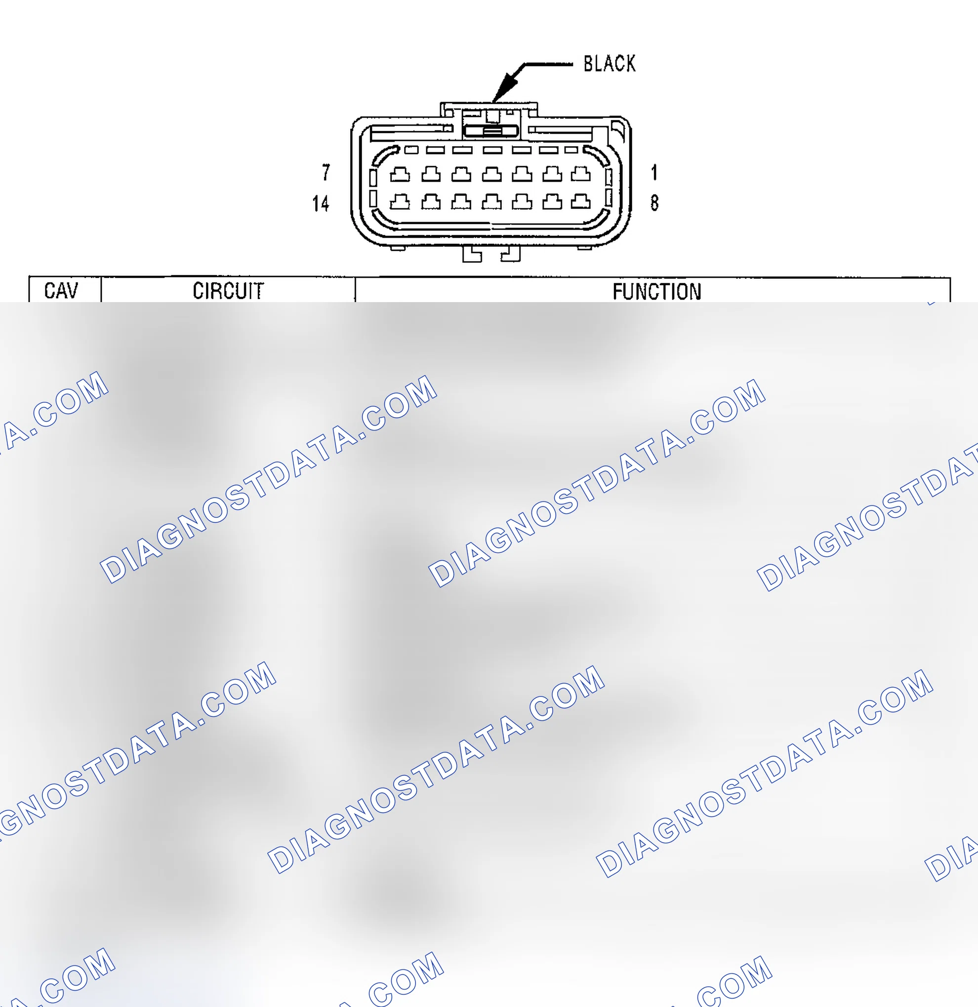 Scheme 762: CONTROLLER ANTI-LOCK BRAKE CONNECTOR END VIEW