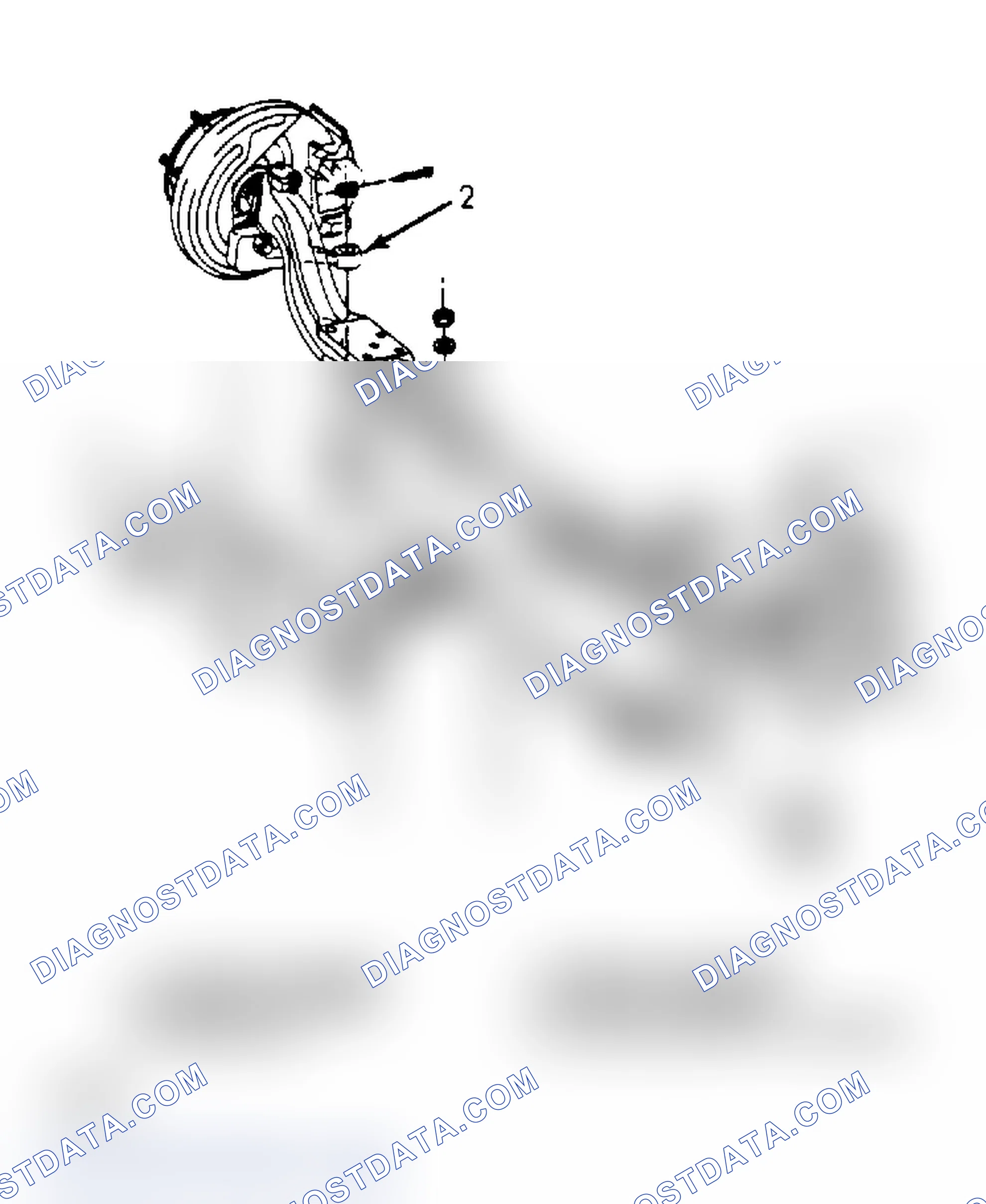 Scheme 5: View Of Steering Linkage (Commercial Van - I-Beam Axle)