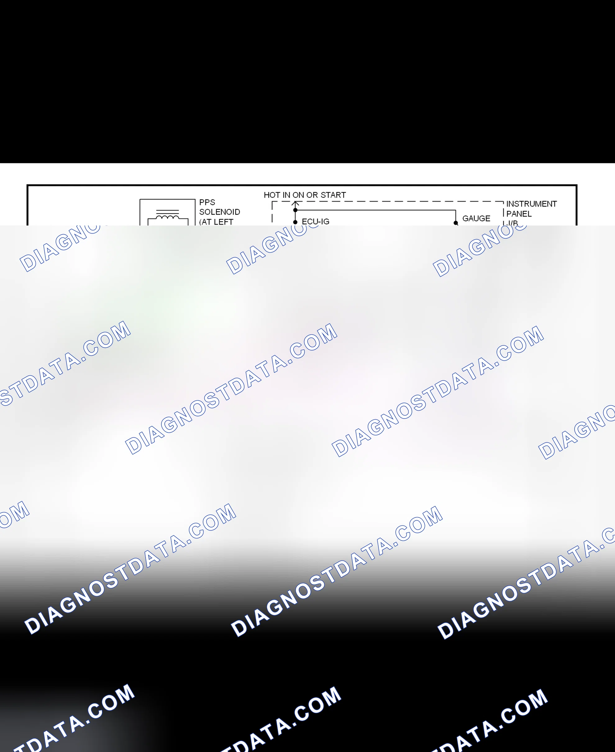 Fig. 2: Electronic Power Steering Wiring Diagram (1999-2000 LS400)