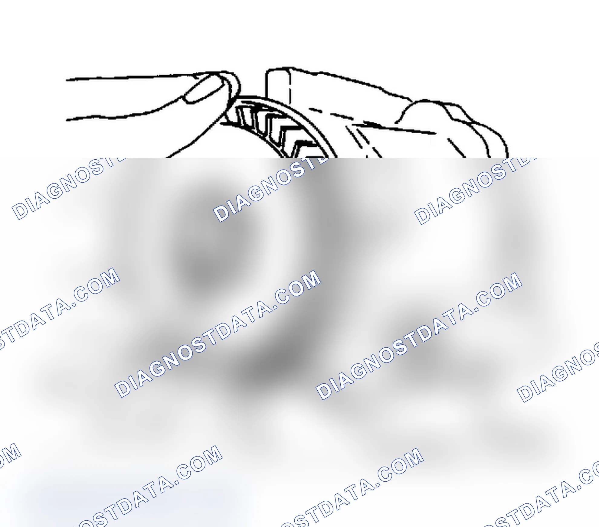 Scheme 42: Removing Centrifugal Fan Filter from Air Injection Pump W/Pulley Removed