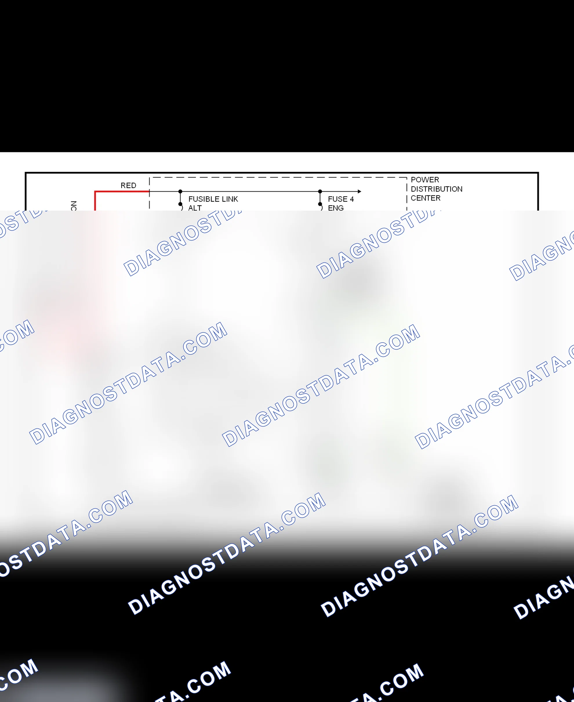 Scheme 6: Charging System Wiring Diagram (Pickup - Gasoline)